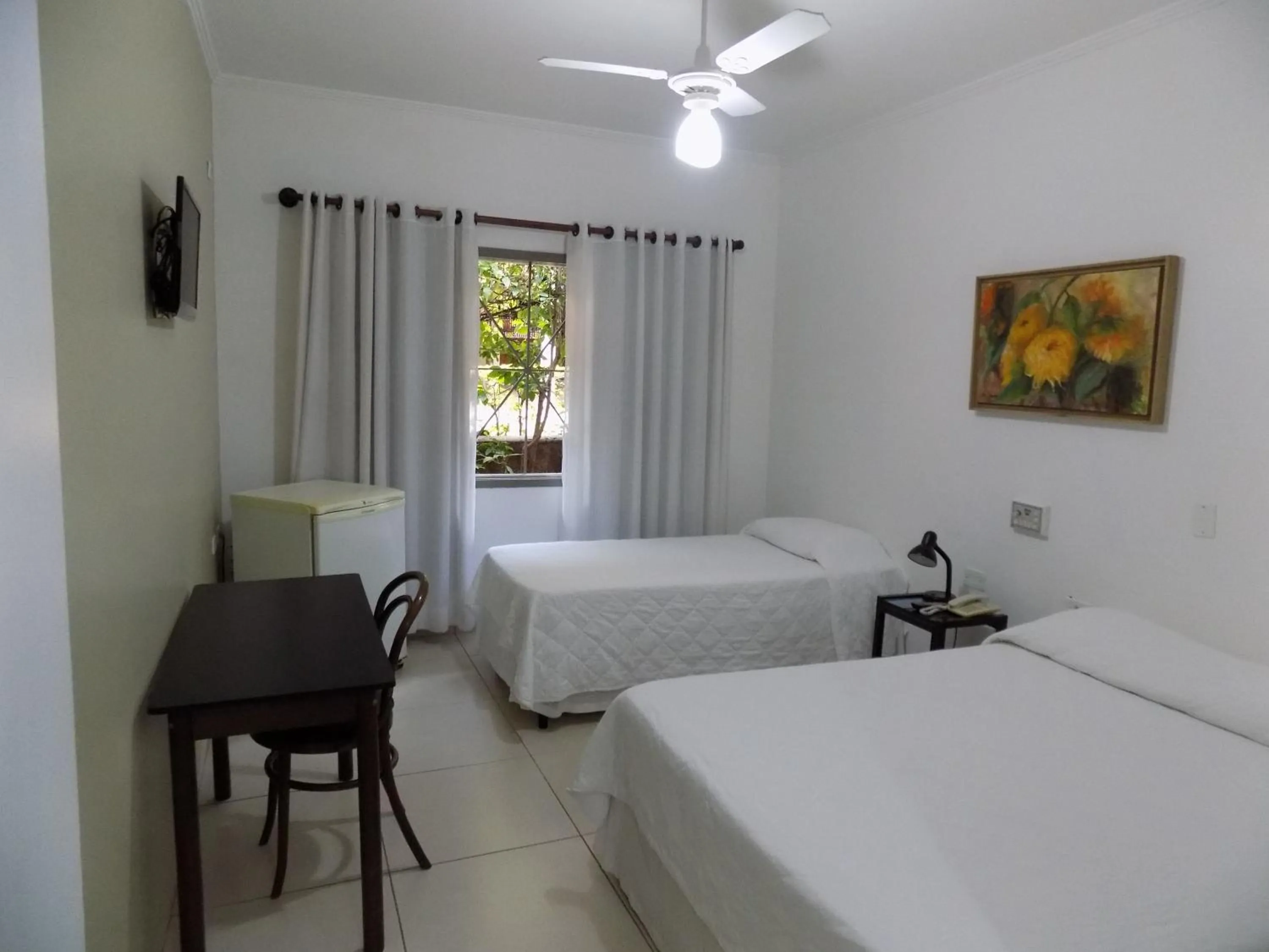 Bed in Hotel Pousada Ourinhos