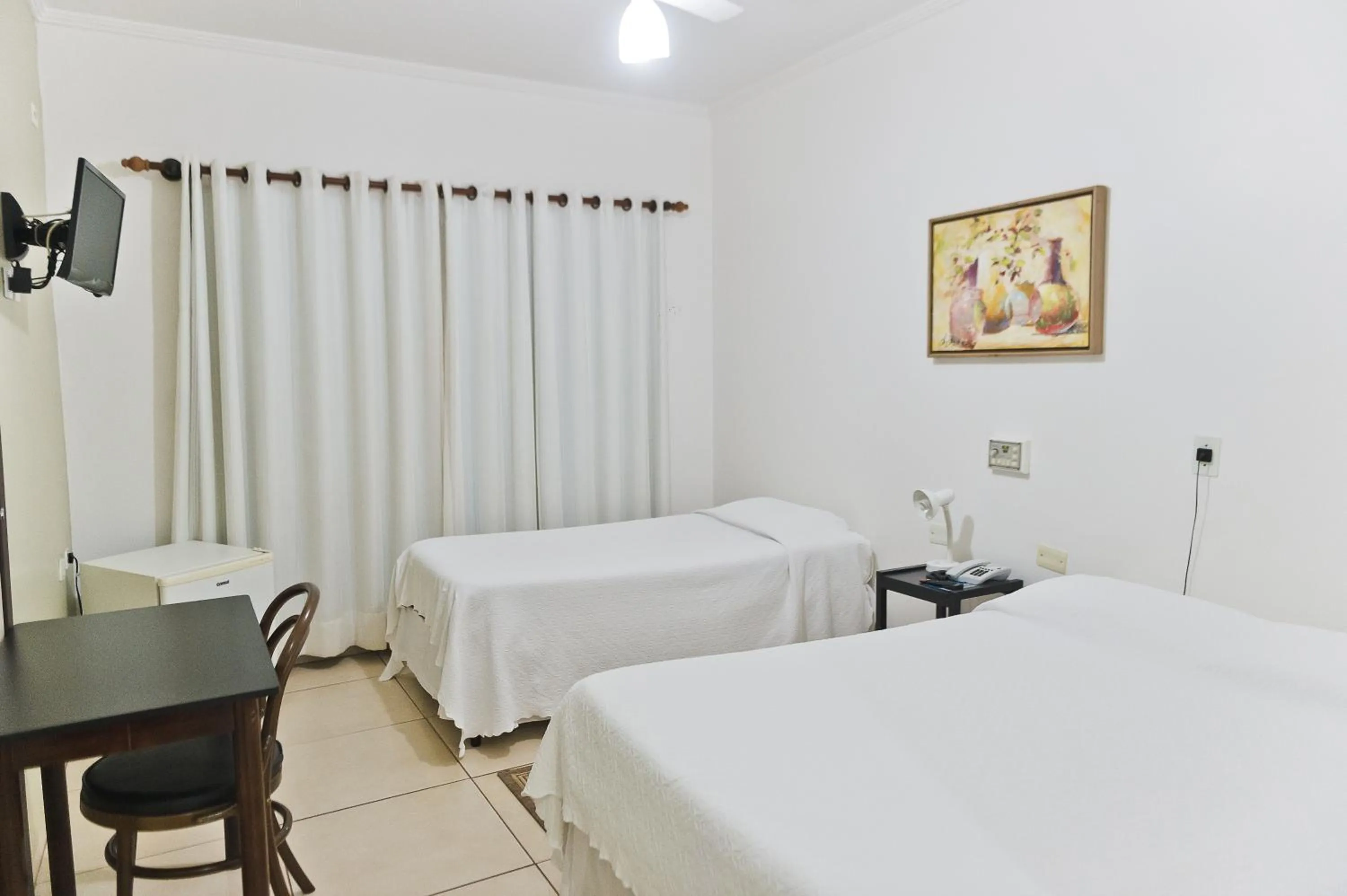 Bed in Hotel Pousada Ourinhos