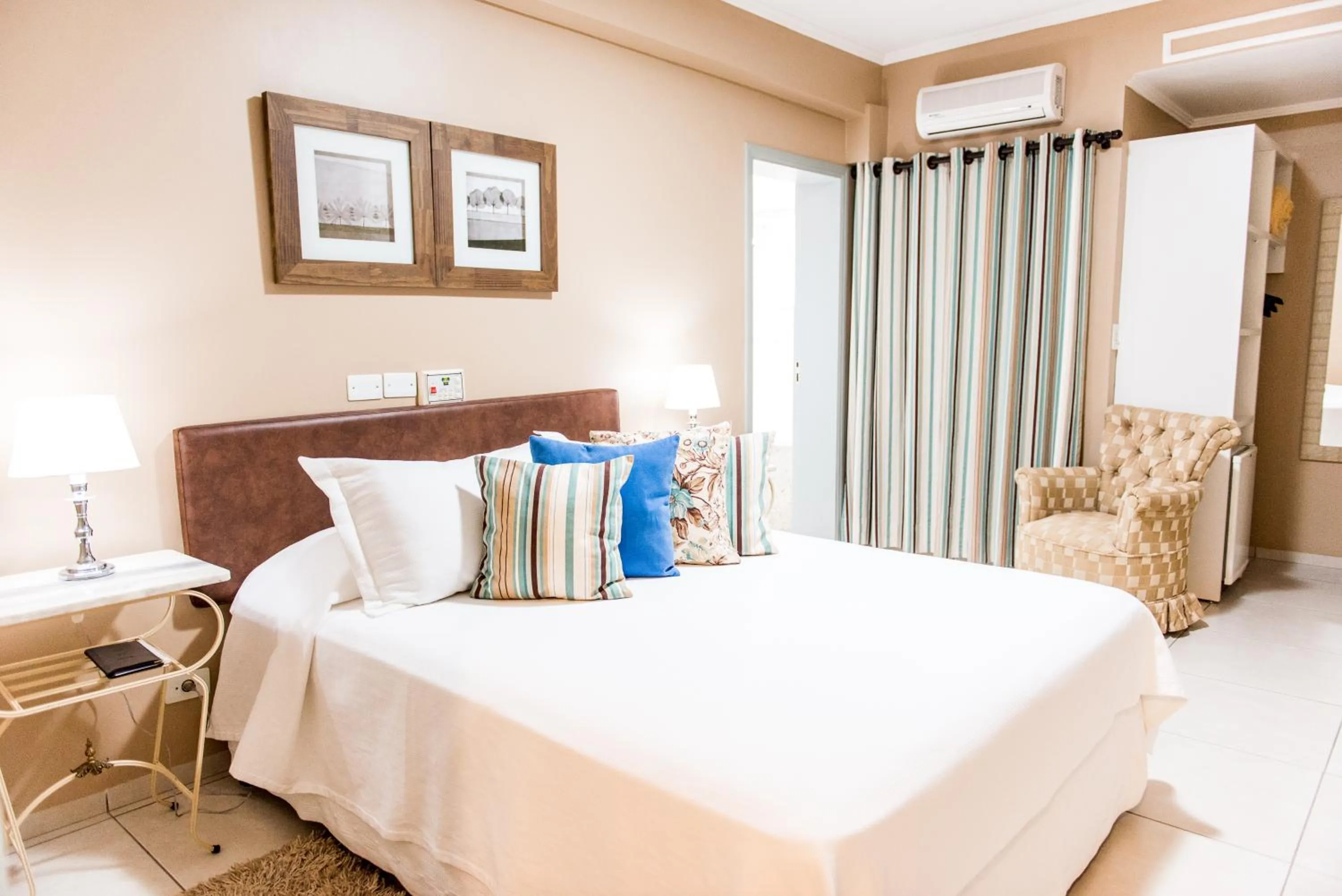 Bed in Hotel Pousada Ourinhos