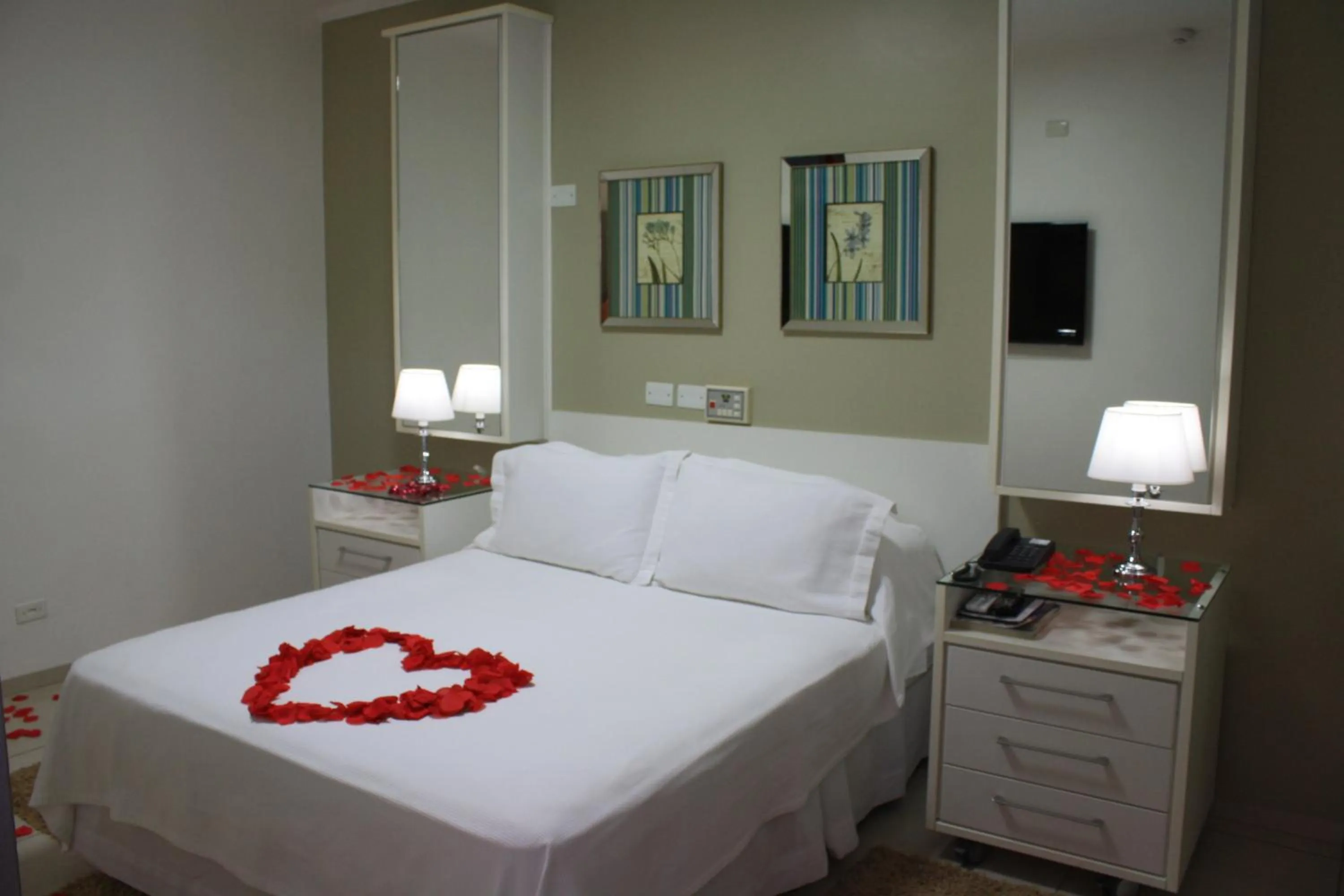 Bed in Hotel Pousada Ourinhos