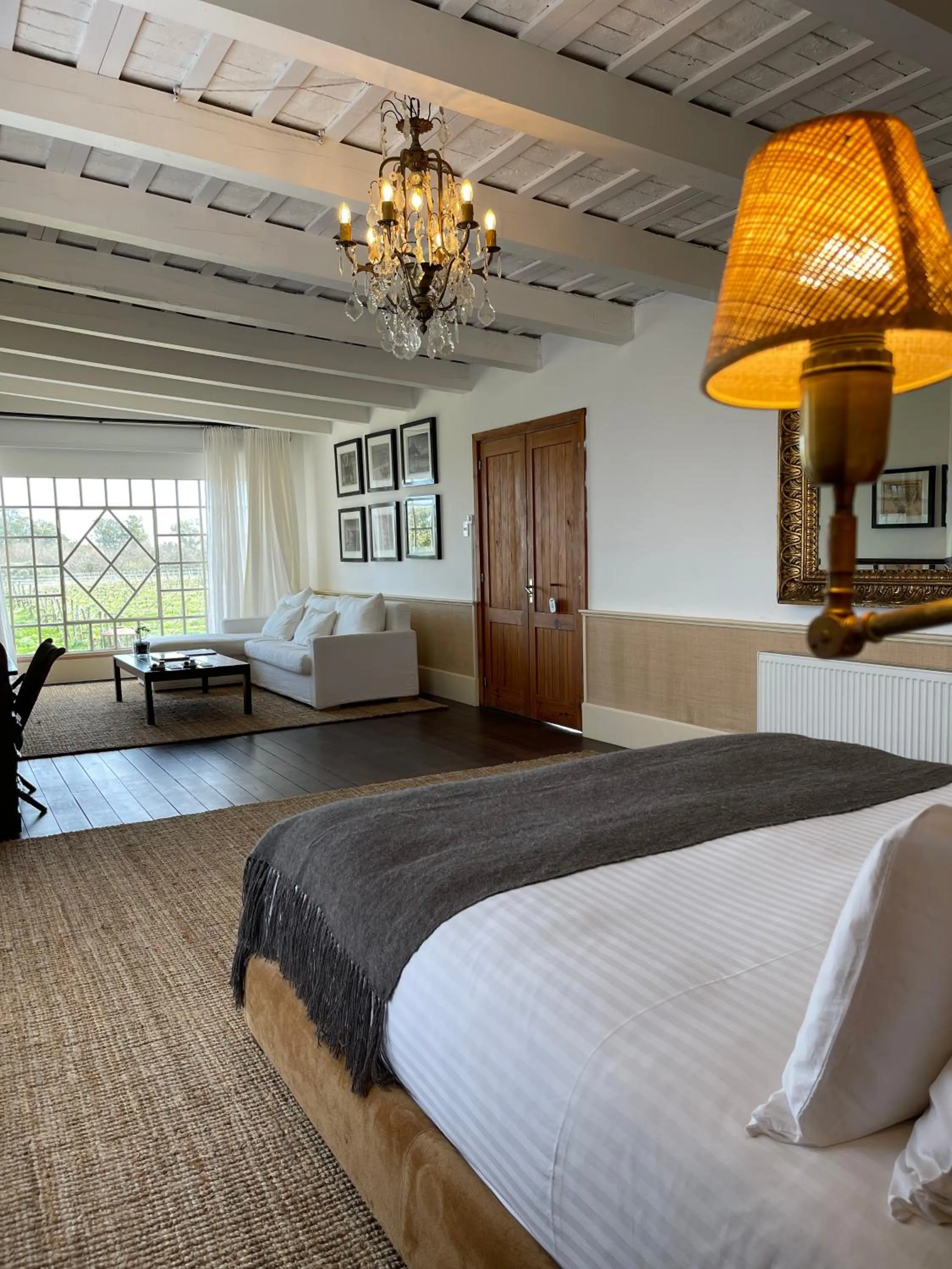 Bed in Narbona Wine Lodge