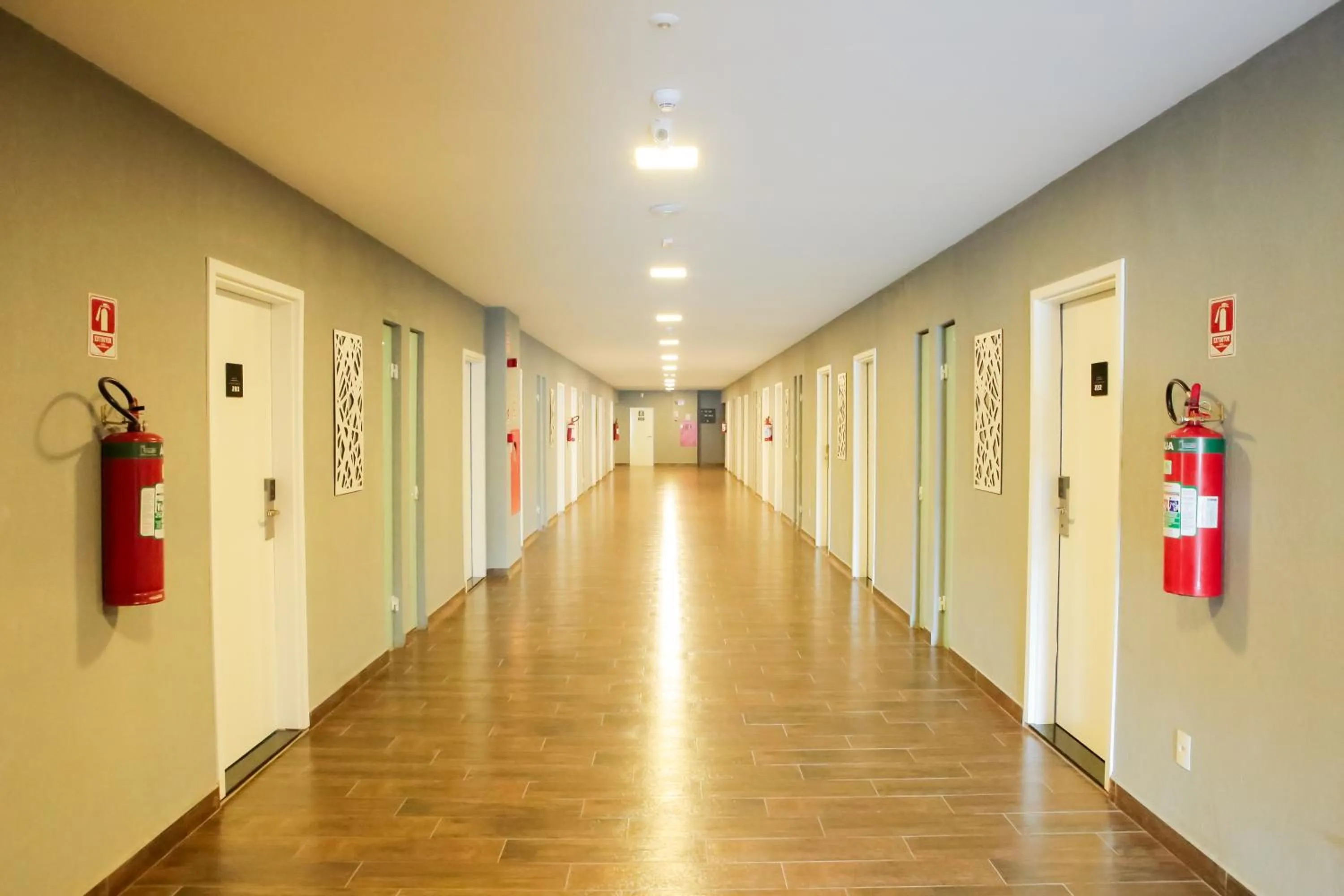 Seating area in eSuites Sorocaba