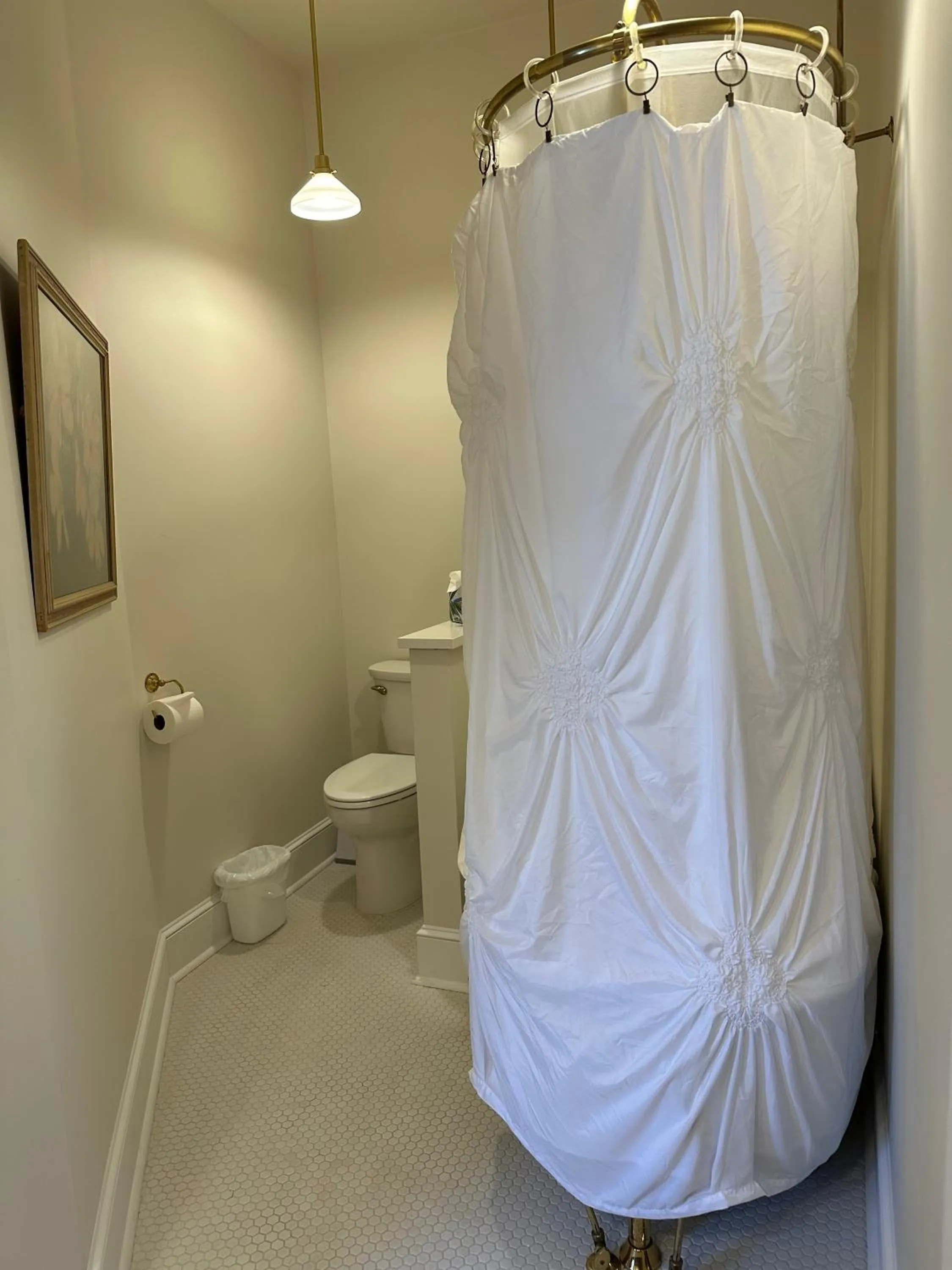 Shower in Gable House Bed and Breakfast Inn