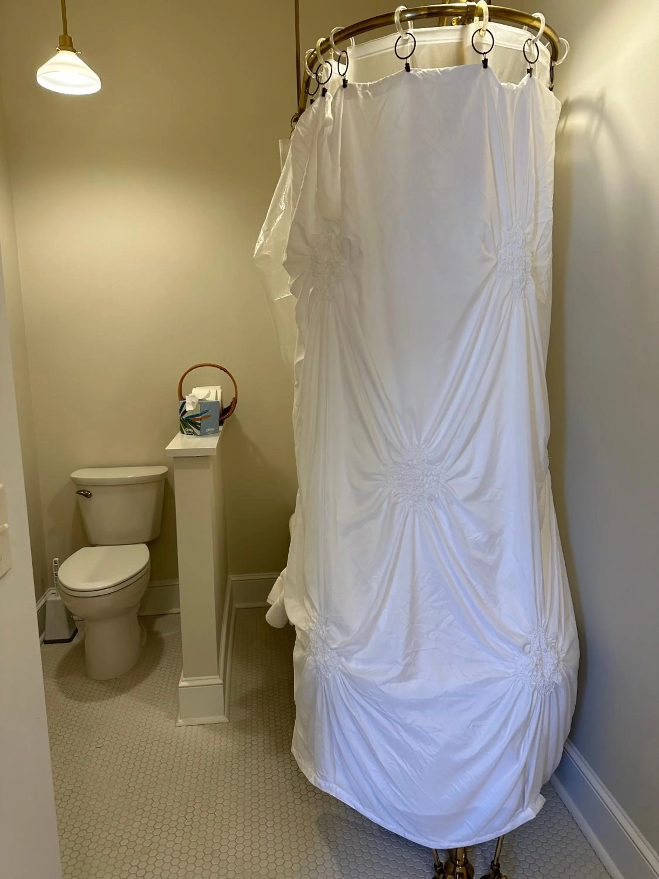 Shower in Gable House Bed and Breakfast Inn