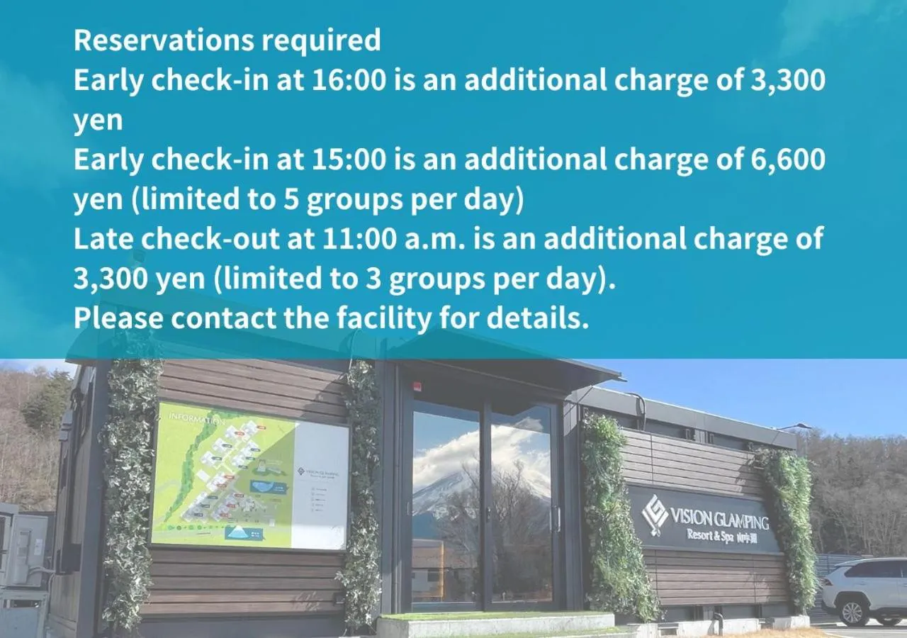 Property building in VISION GLAMPING Resort & Spa 山中湖