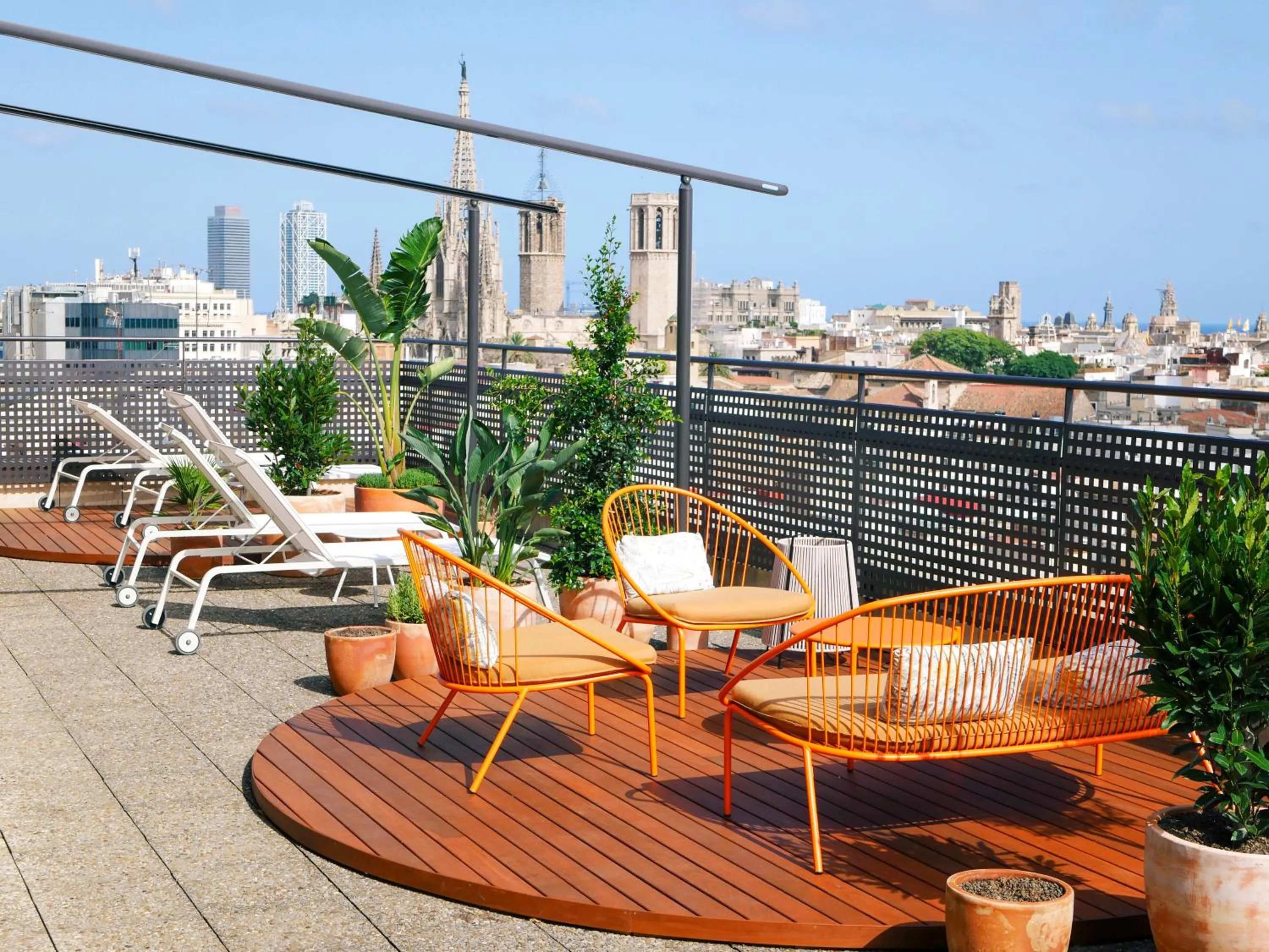 Property building in Citadines Ramblas Barcelona