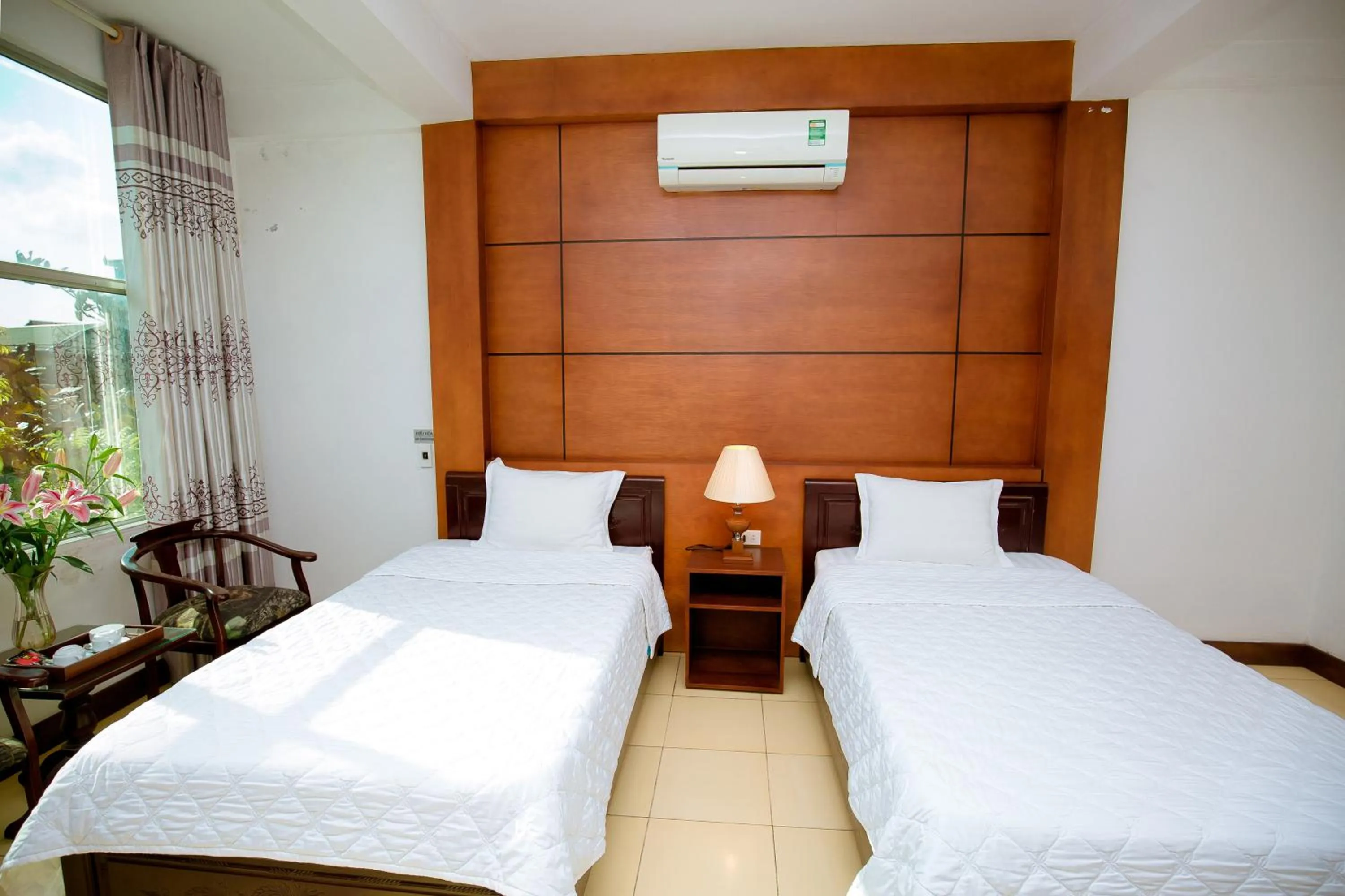 Bed in Viet Huong Hotel