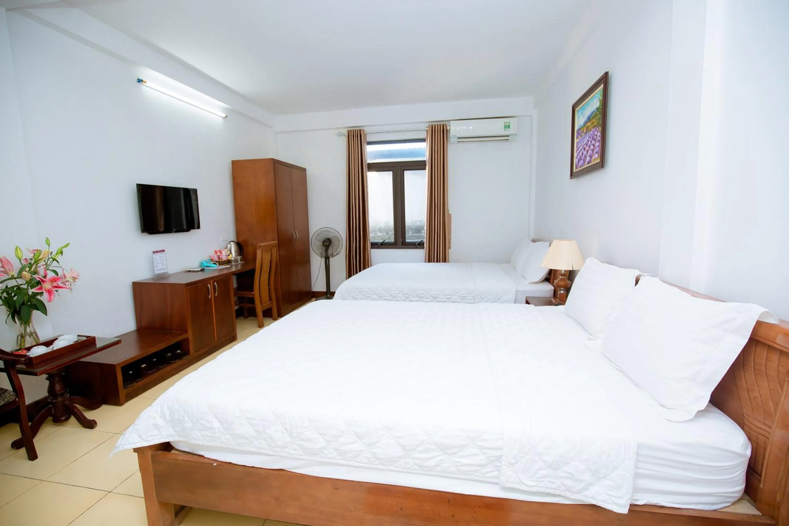 Bed in Viet Huong Hotel