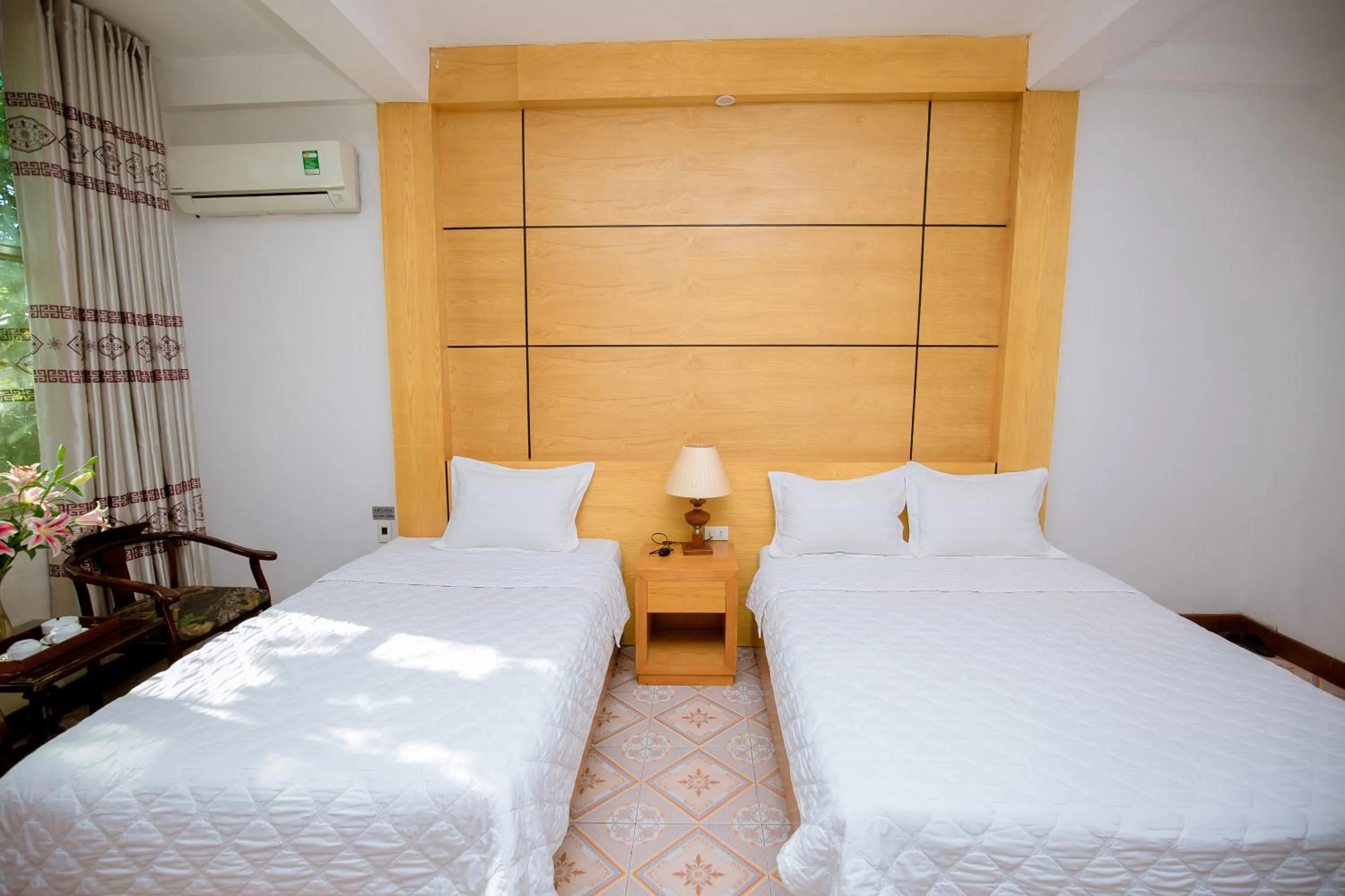 Bed in Viet Huong Hotel