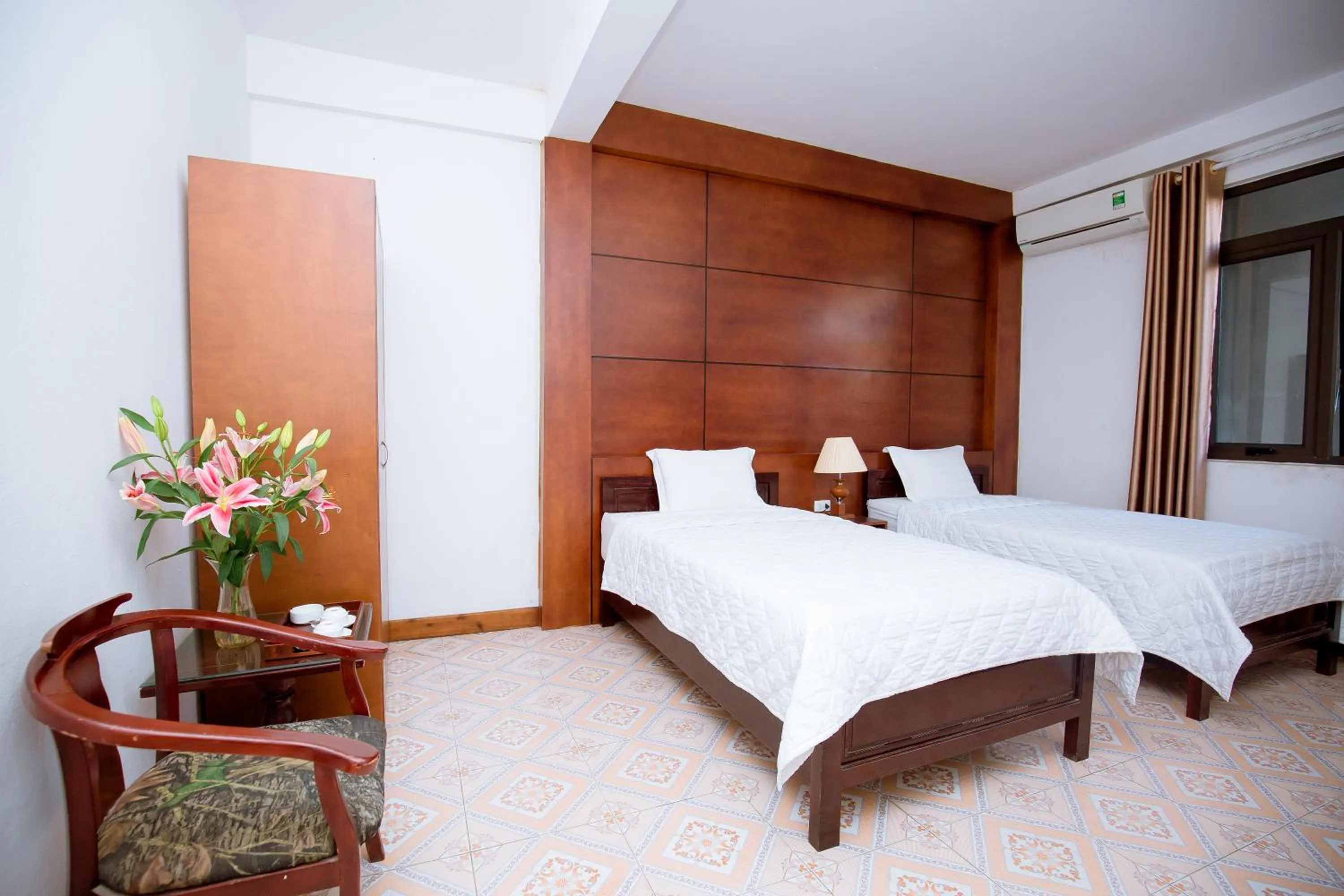 Bed in Viet Huong Hotel