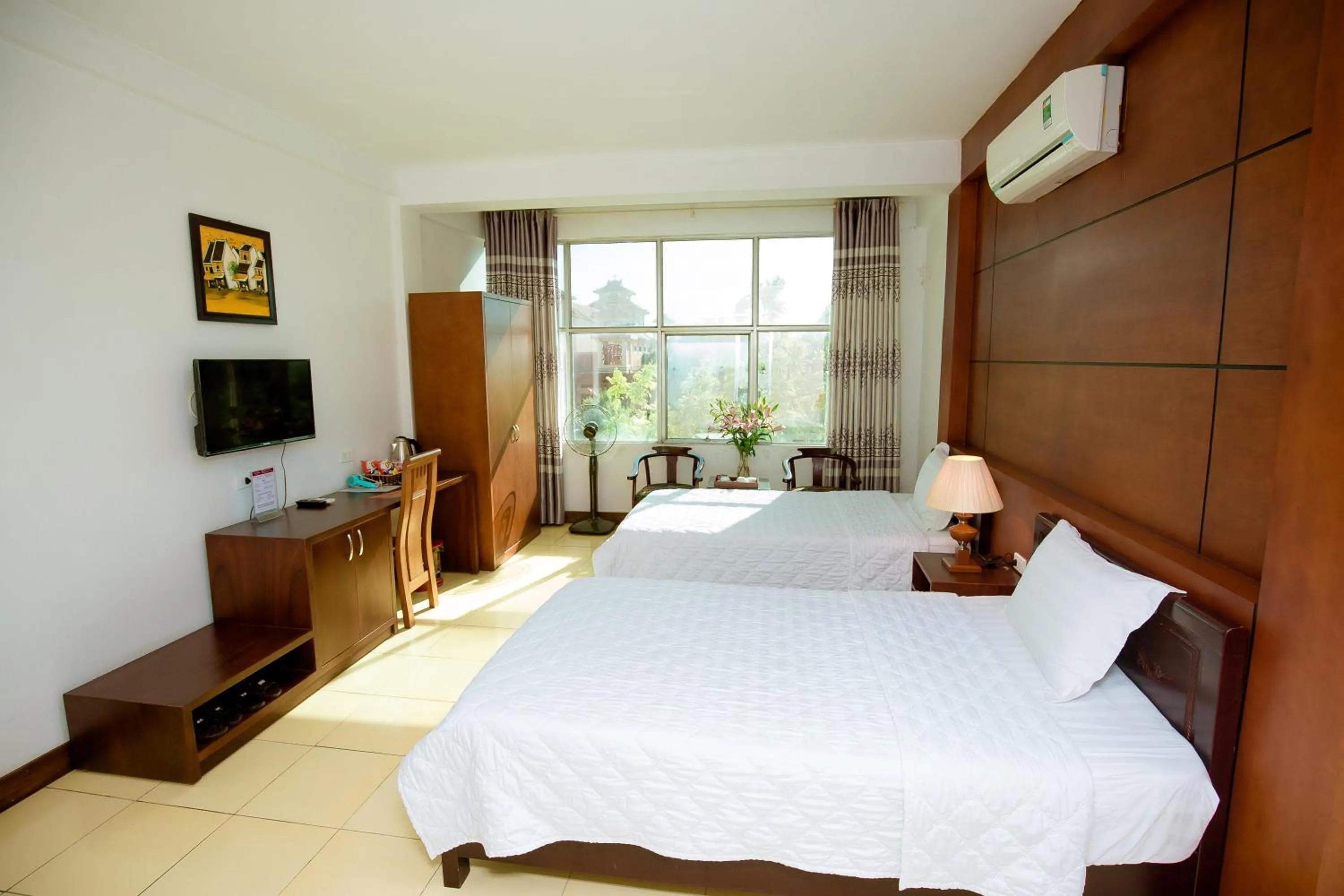 Bed in Viet Huong Hotel