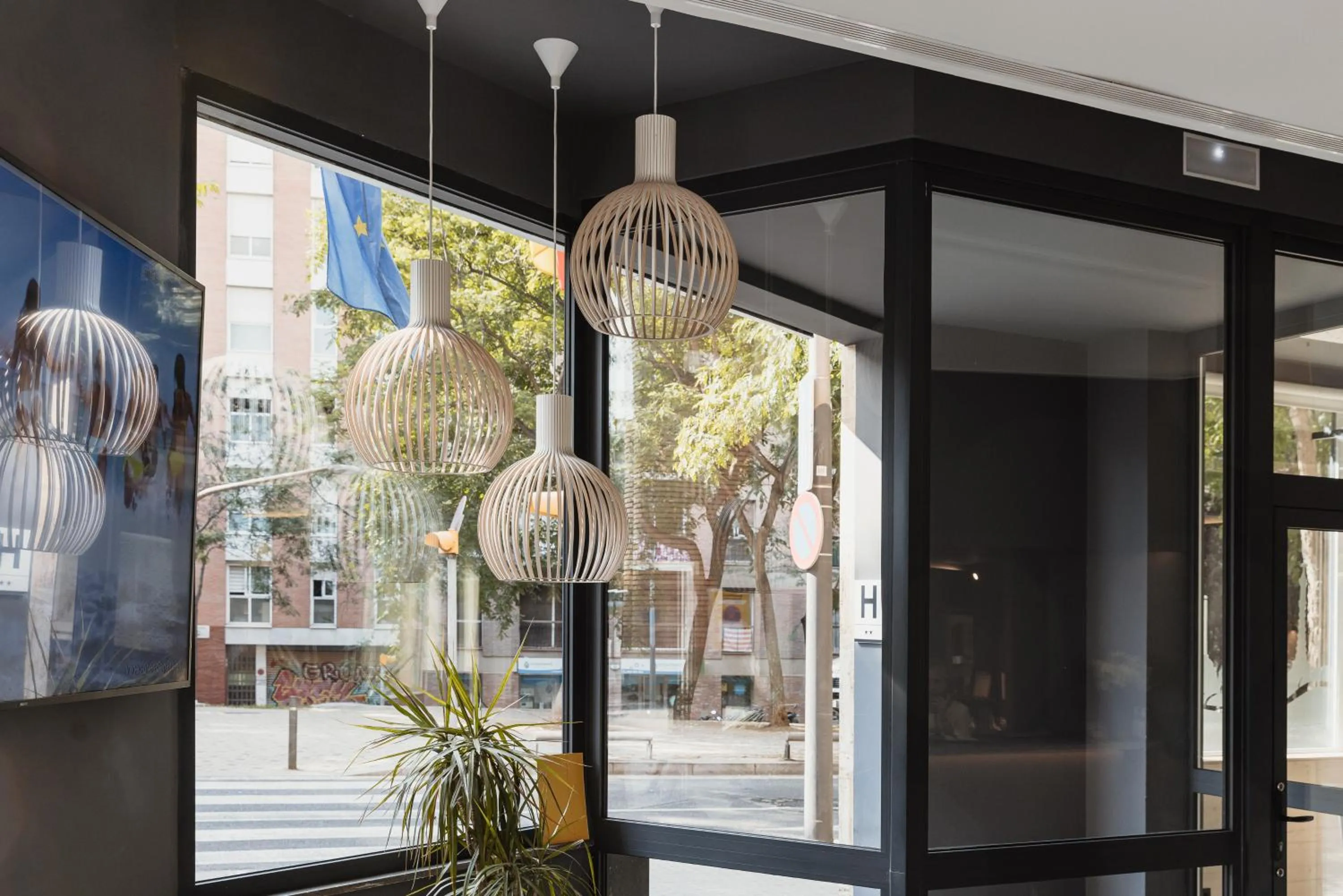 Lobby or reception in Hotel Travessera