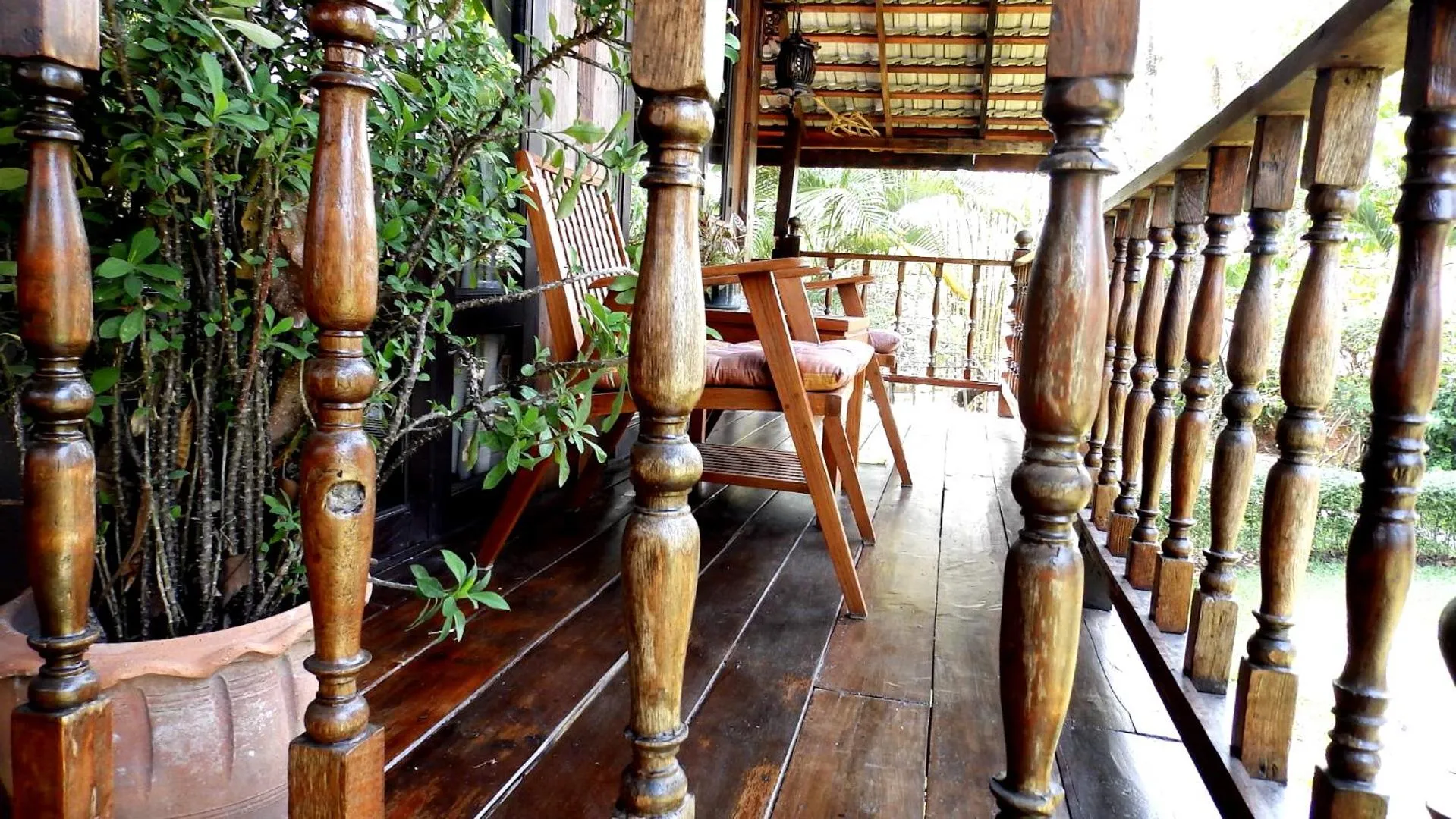 Balcony/Terrace in Rice Barn And Rooms