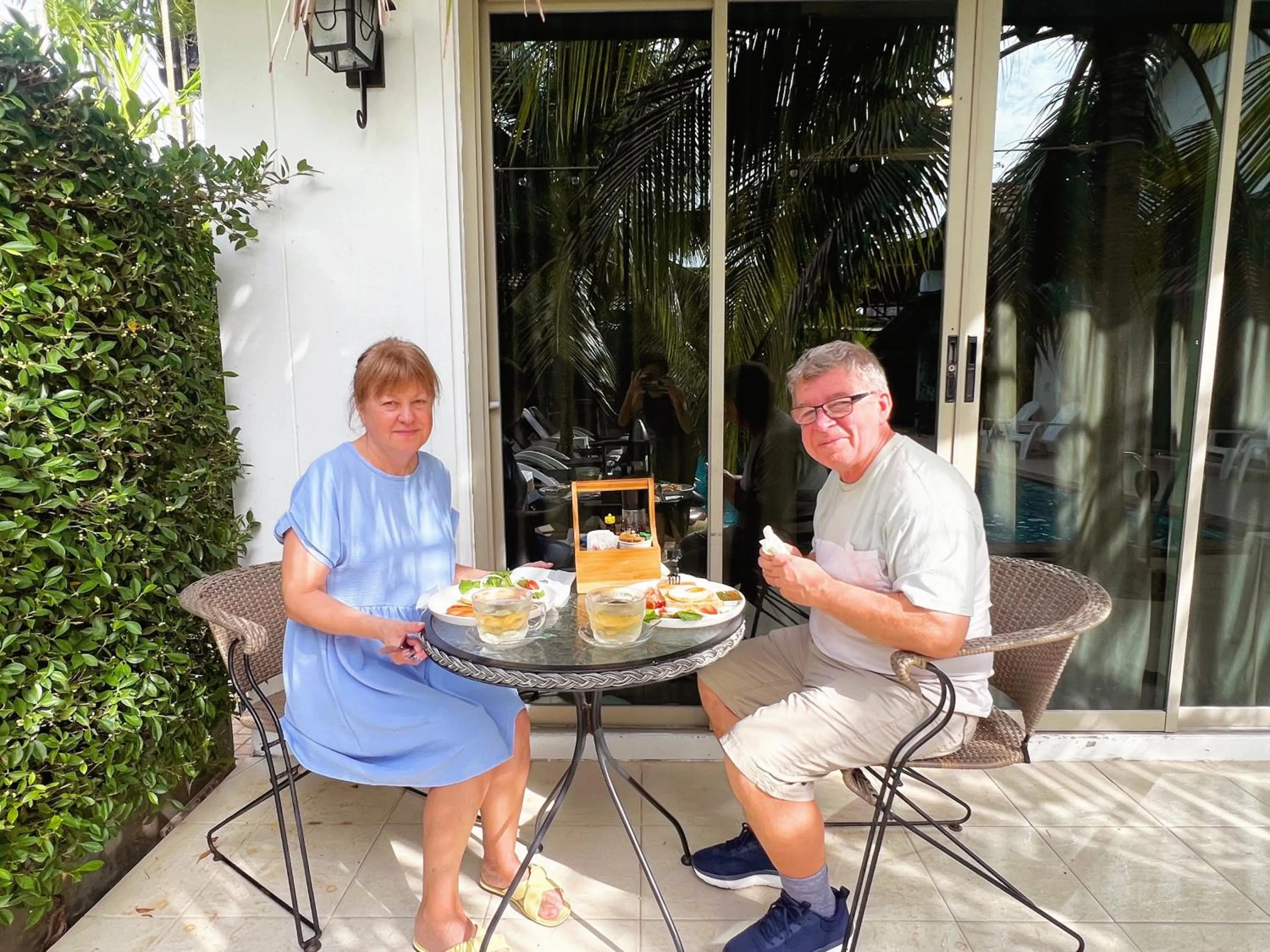 Patio in The Snug Airportel - Phuket Airport