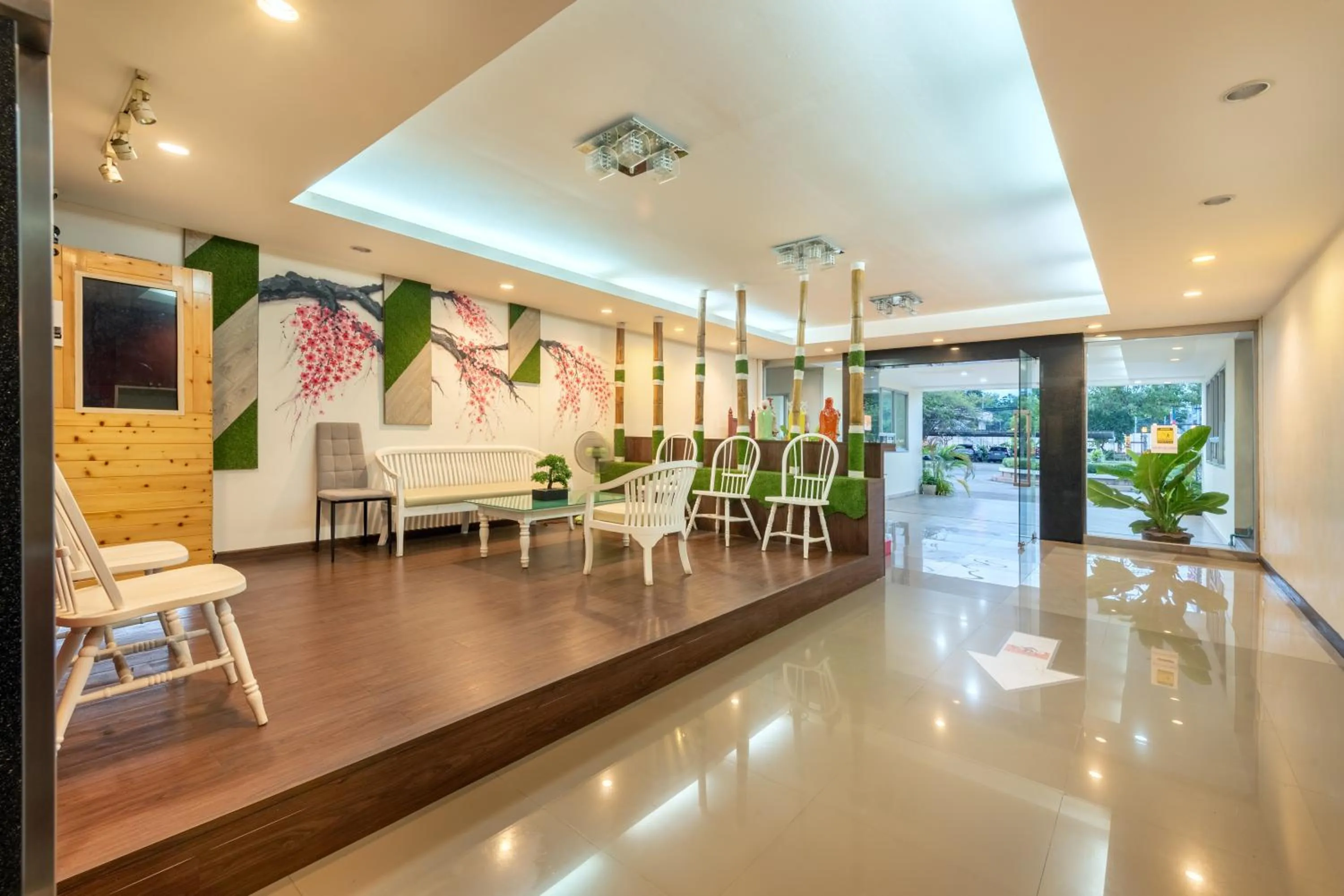 Lobby or reception in โรงแรมชิบะรูม นครราชสีมา เซ็นทรัลโคราช