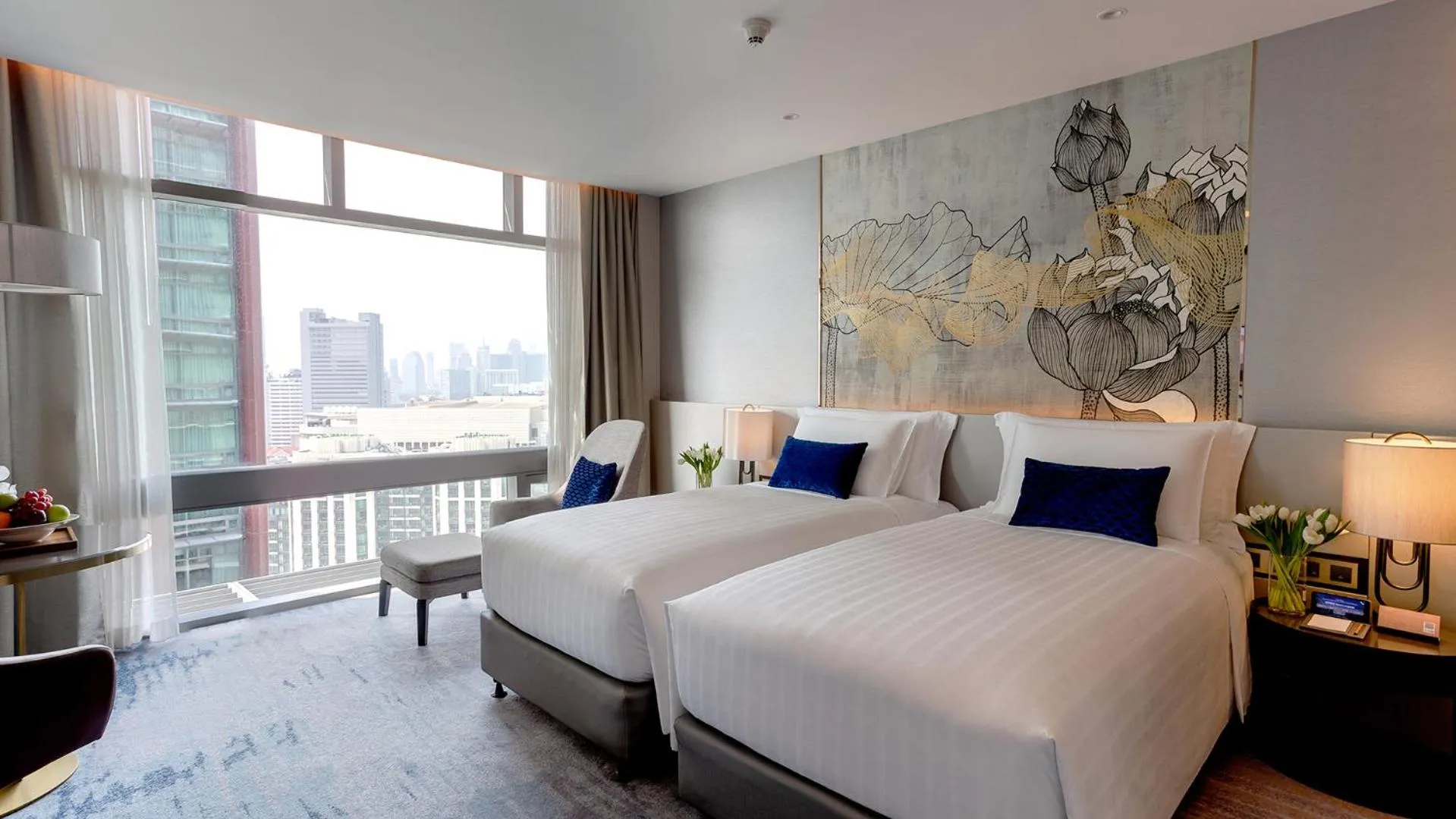 Bed in Chatrium Grand Bangkok