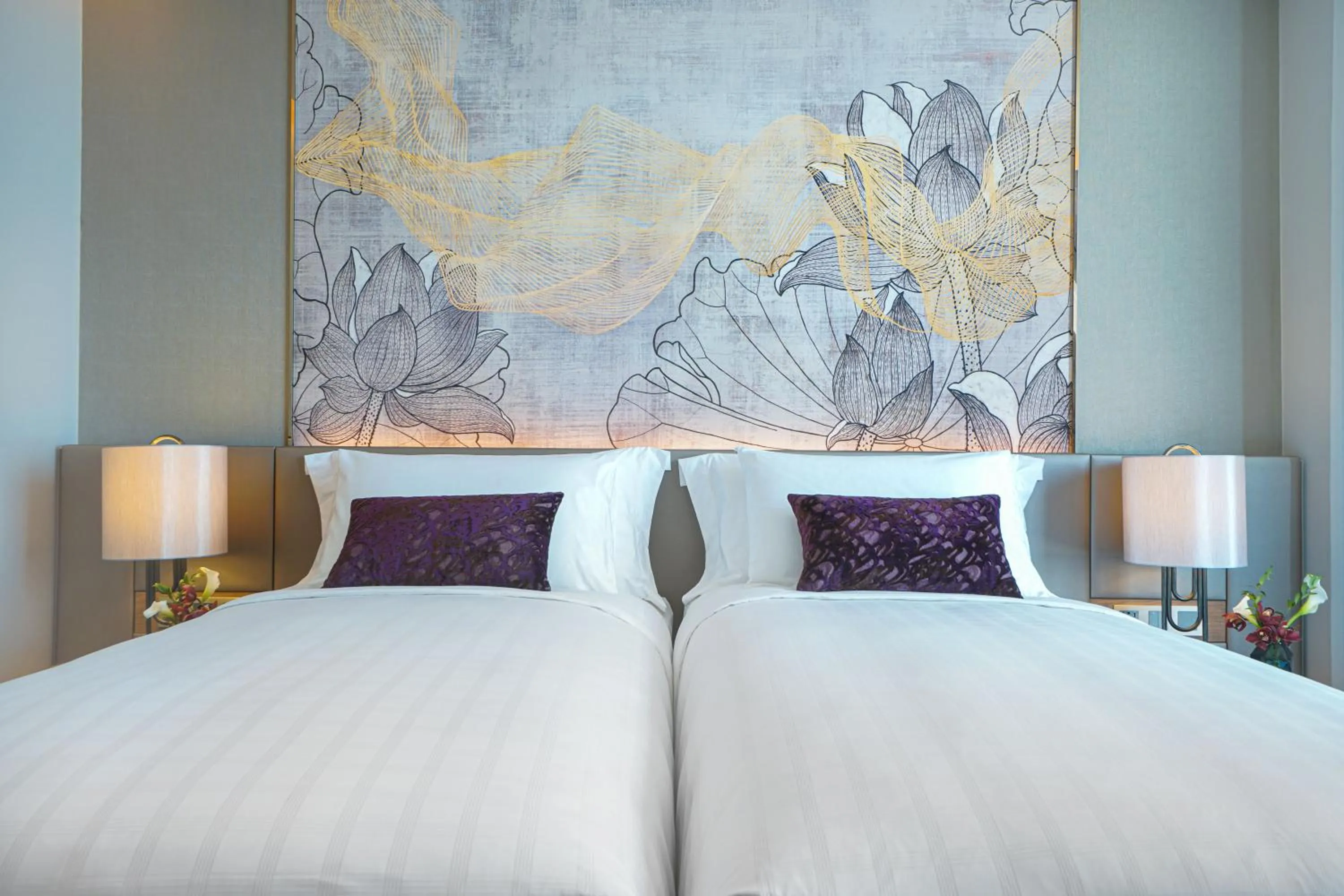 Bed in Chatrium Grand Bangkok