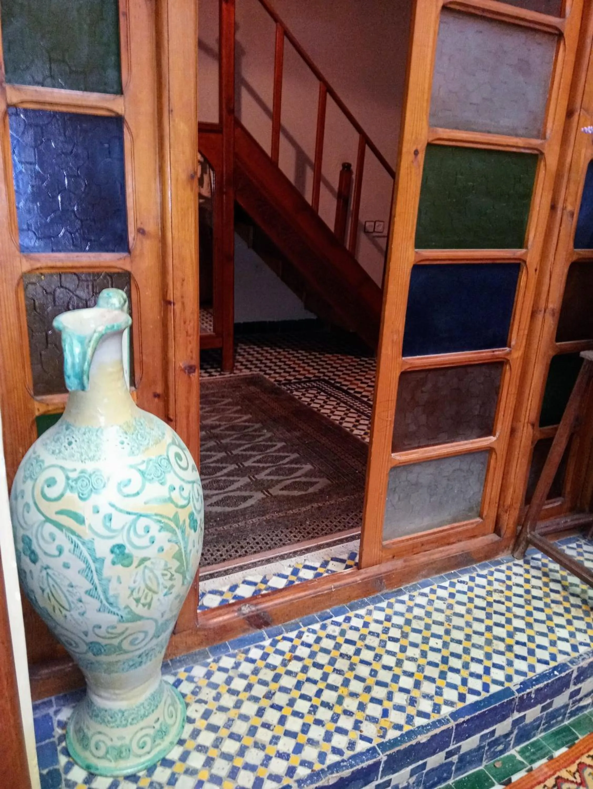 Facade/entrance in Riad Rchacha