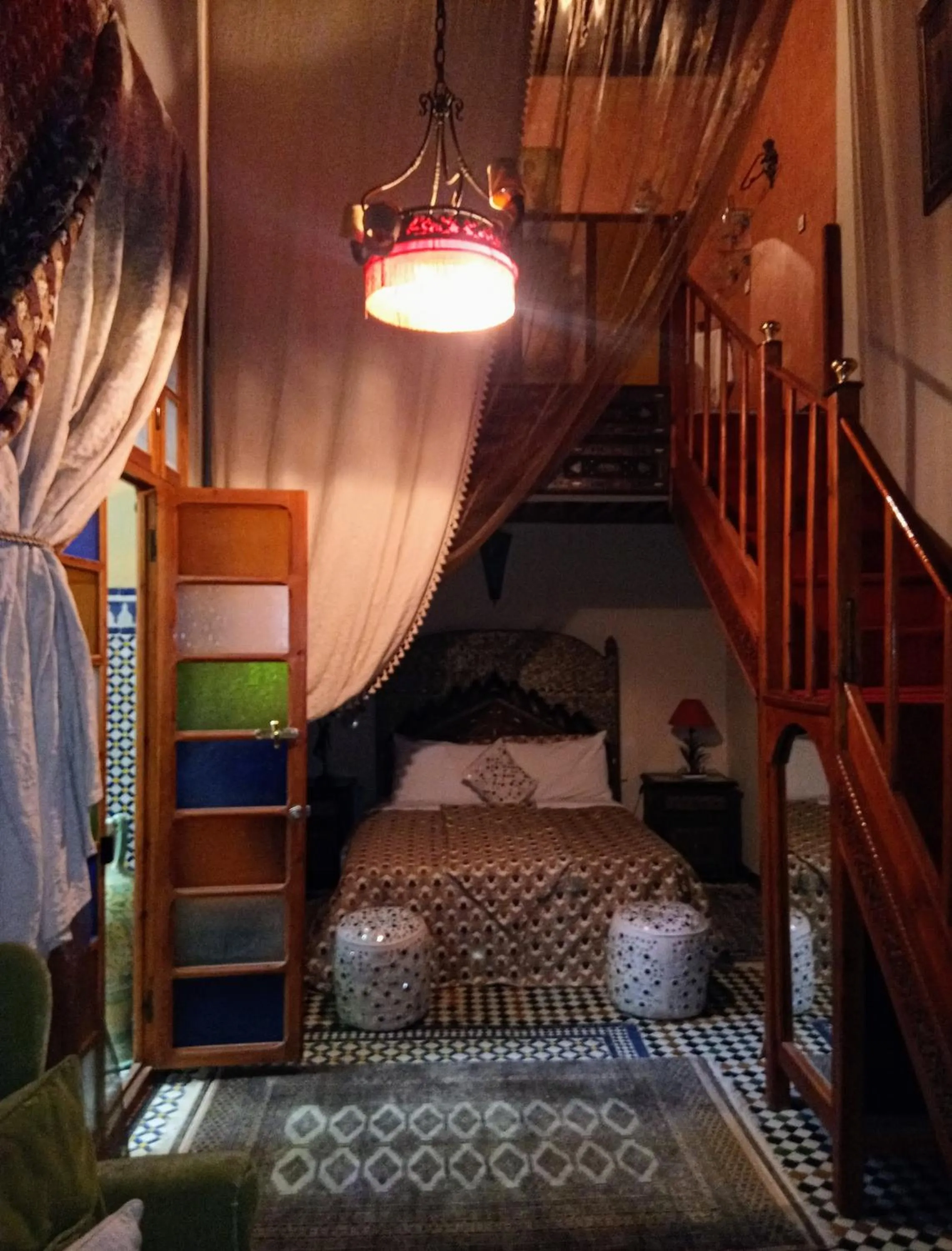bunk bed in Riad Rchacha
