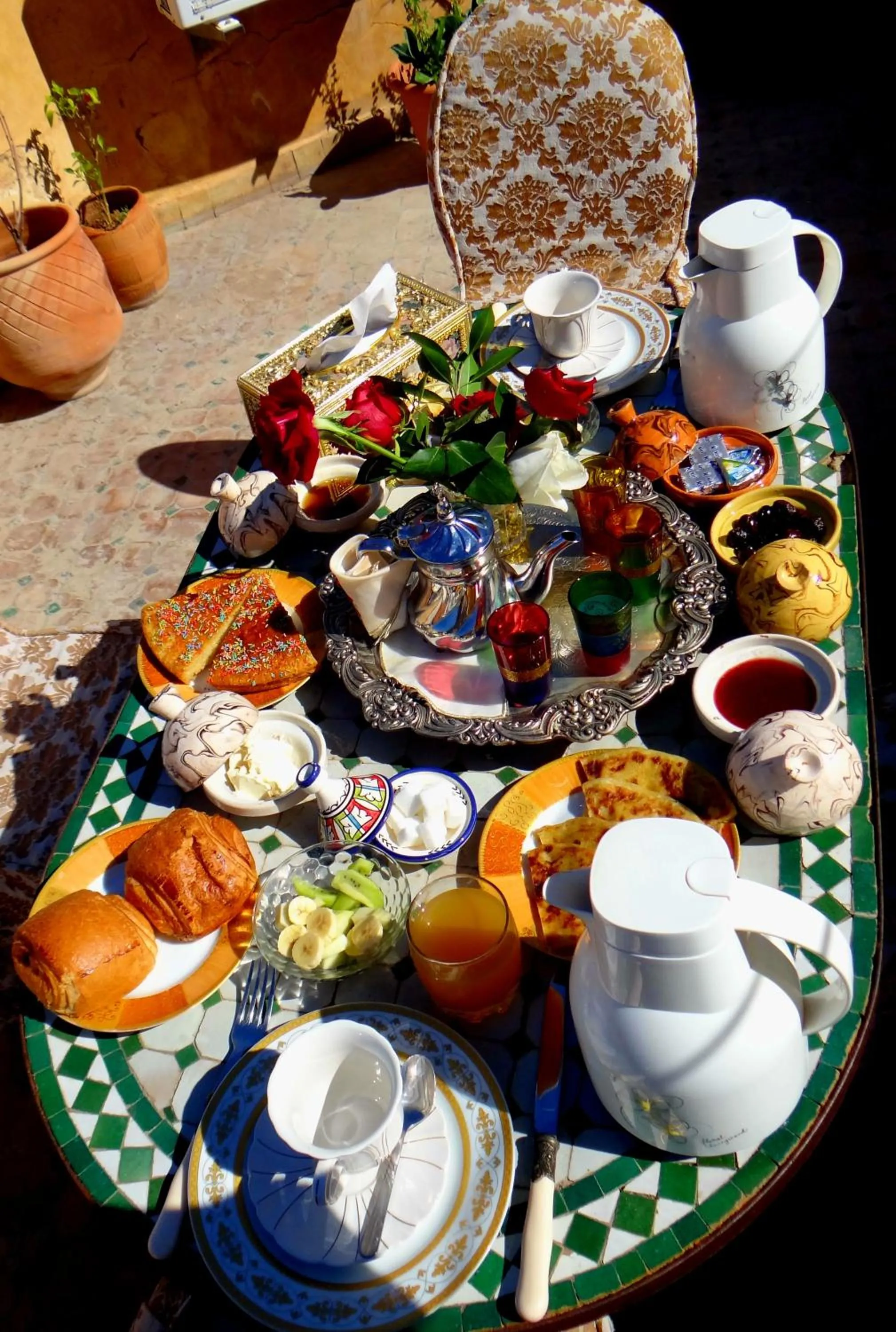 Breakfast in Riad Rchacha
