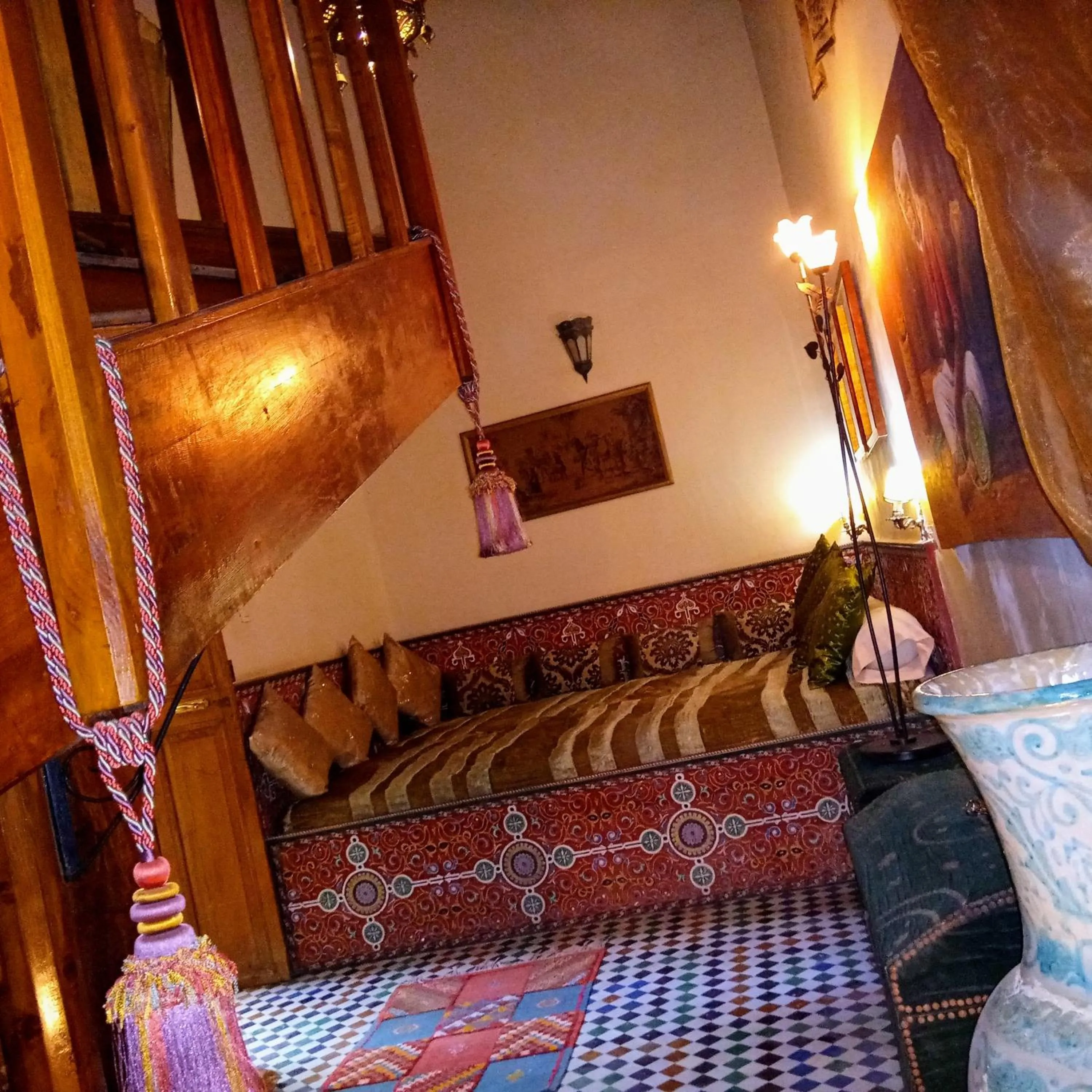 Living room, Seating Area in Riad Rchacha
