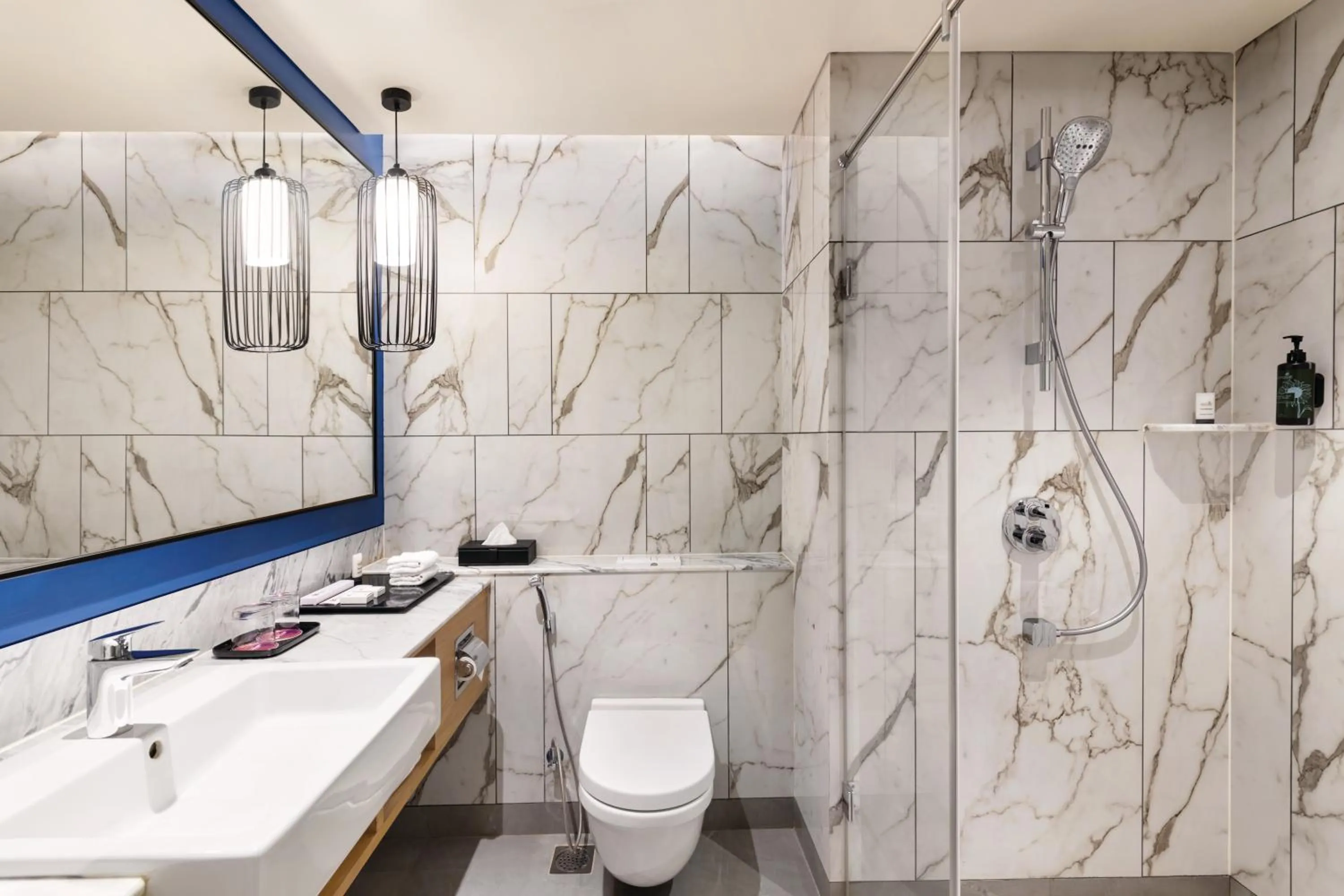 Toilet in Ramada Encore by Wyndham Siliguri Sevoke Road