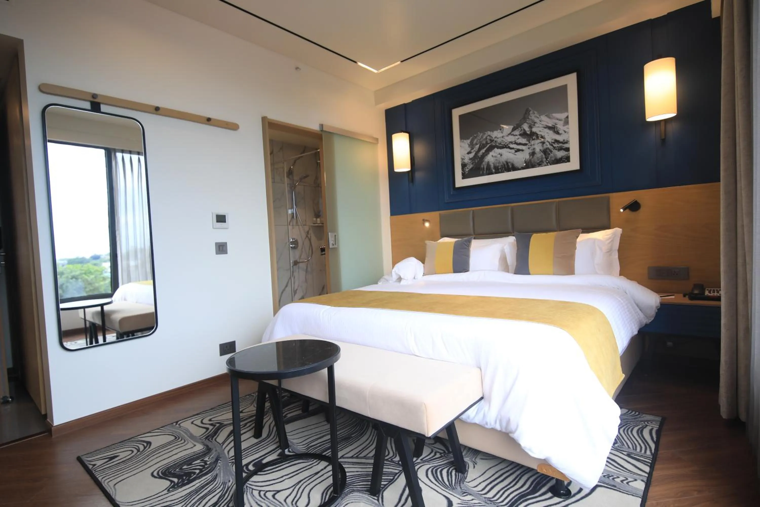 Bedroom, Bed in Ramada Encore by Wyndham Siliguri Sevoke Road