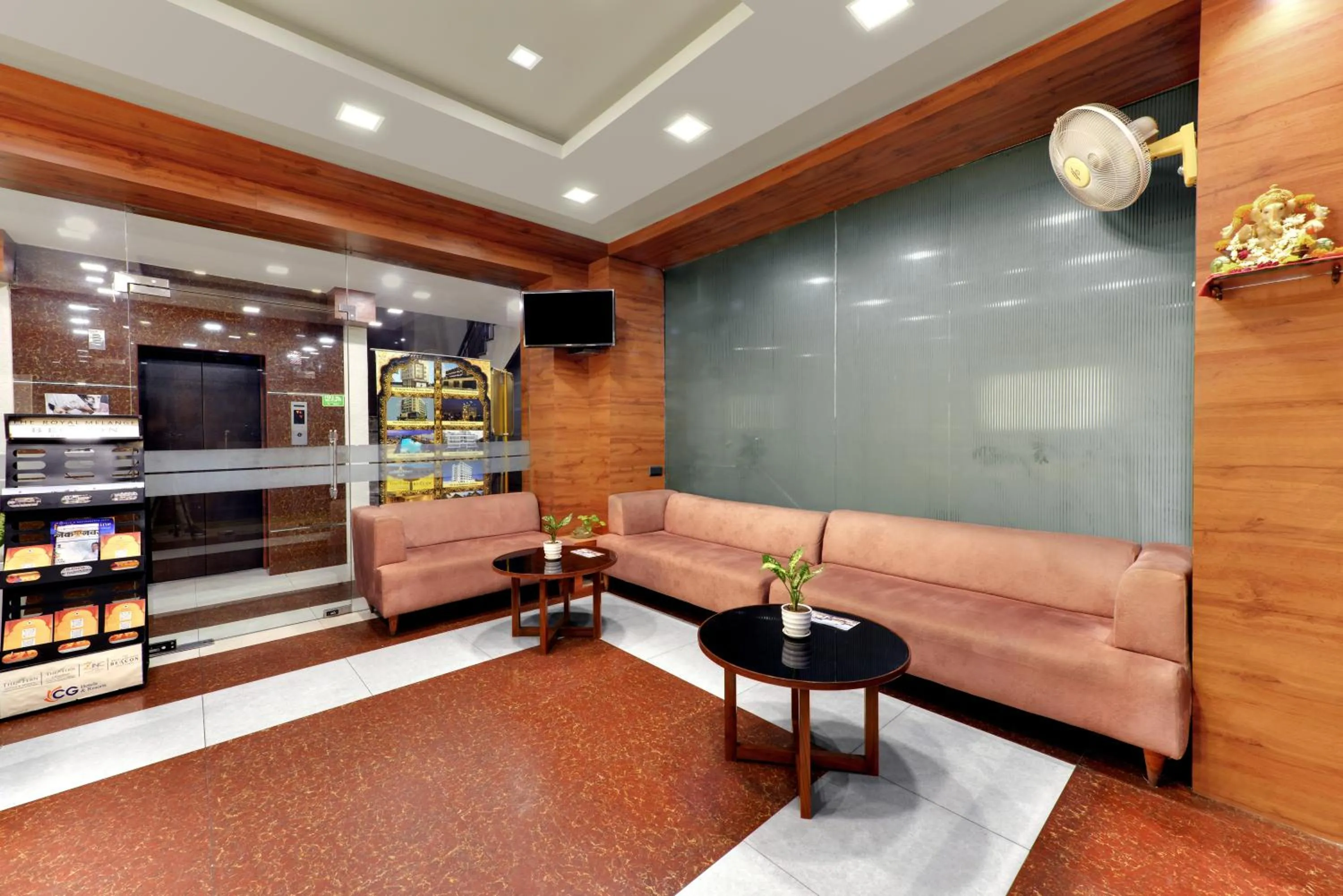 Lobby or reception in The Royal Melange Beacon