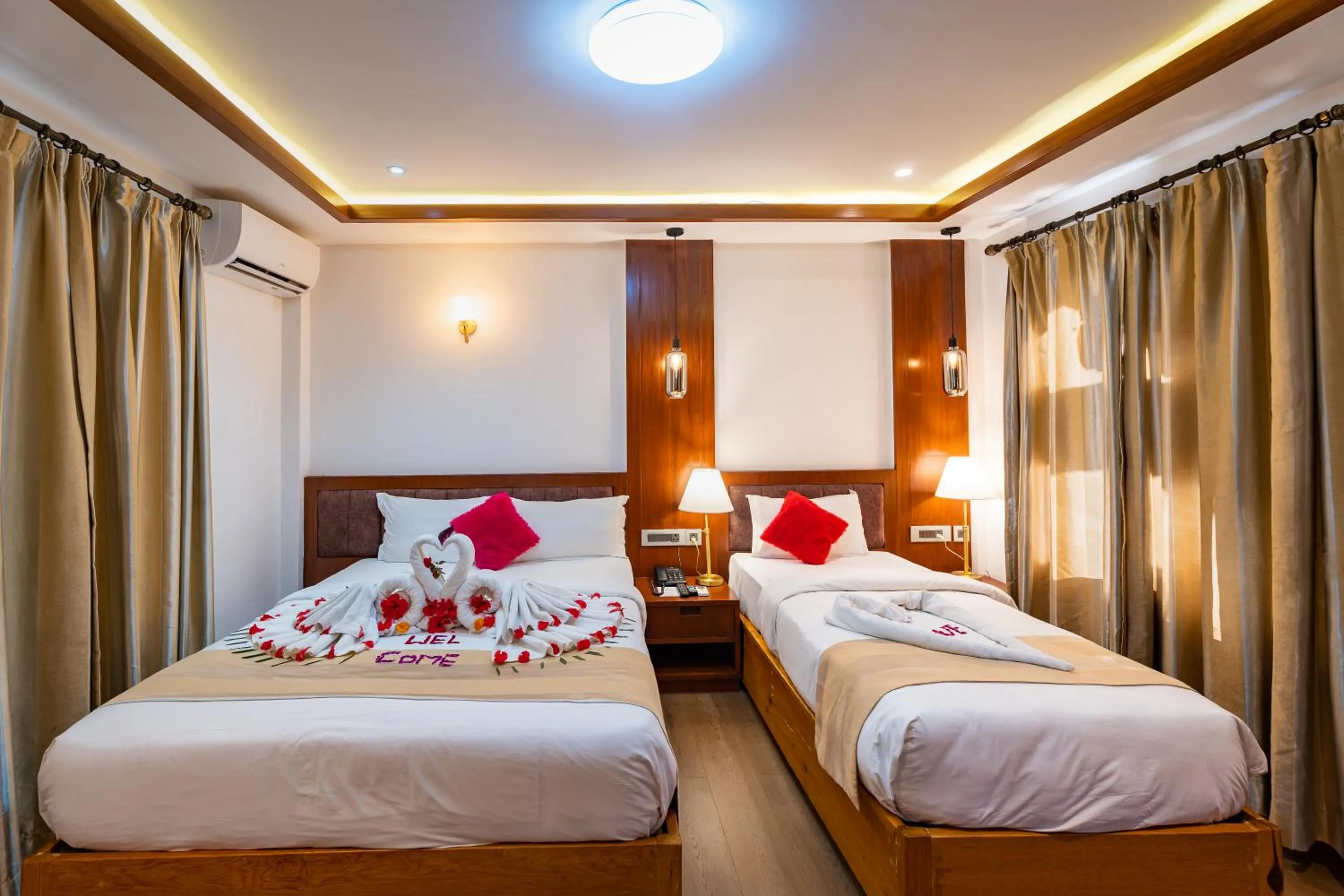 Bed in Hotel Seven Limited