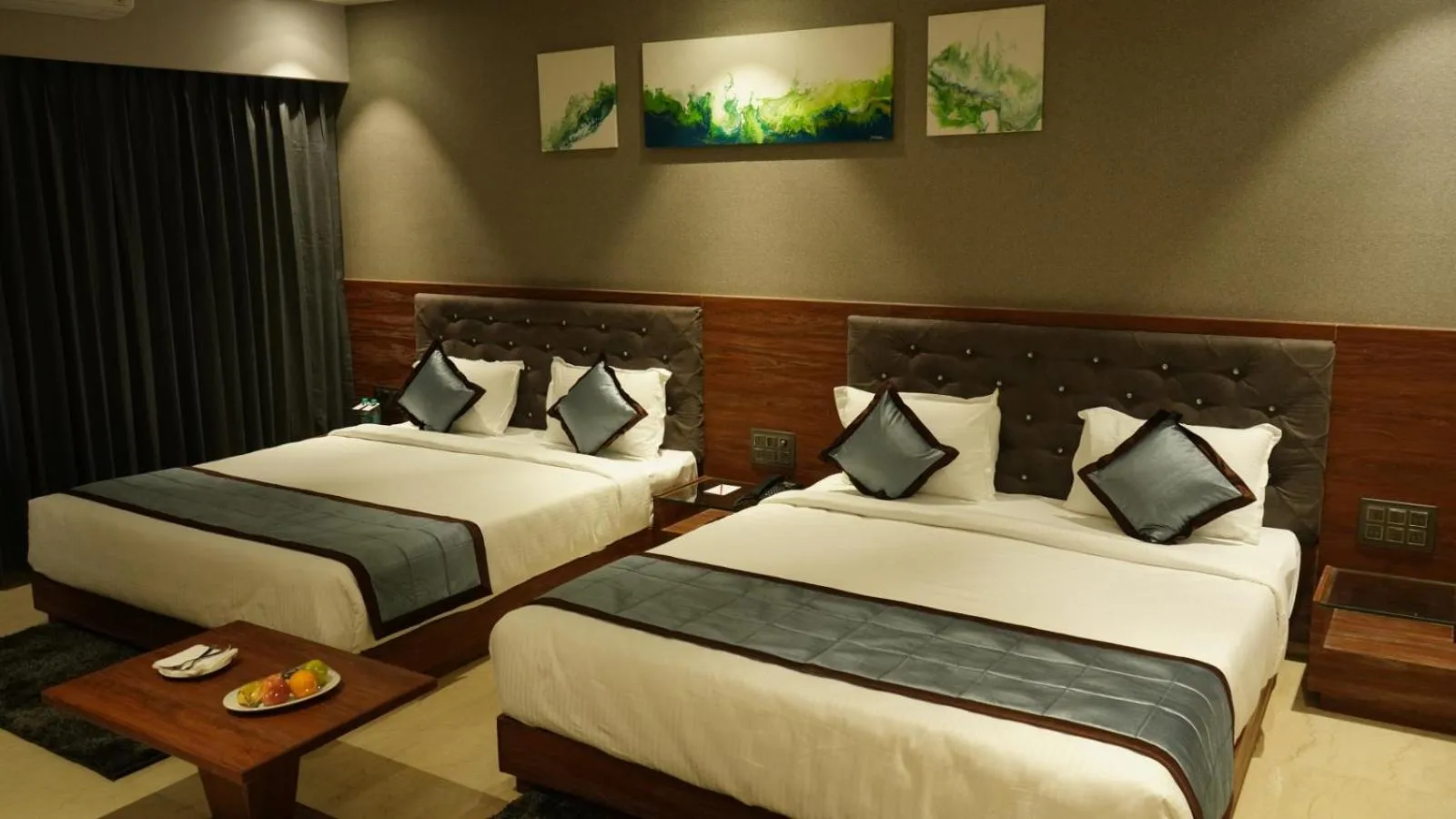 Bed in Alaukik Hotel