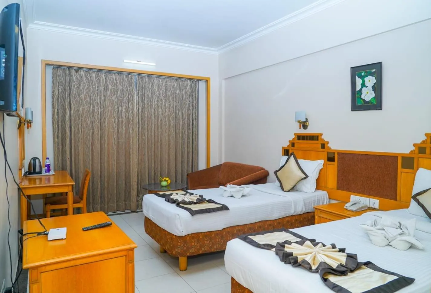 View (from property/room), Bed in Hotel Kalyan Residency