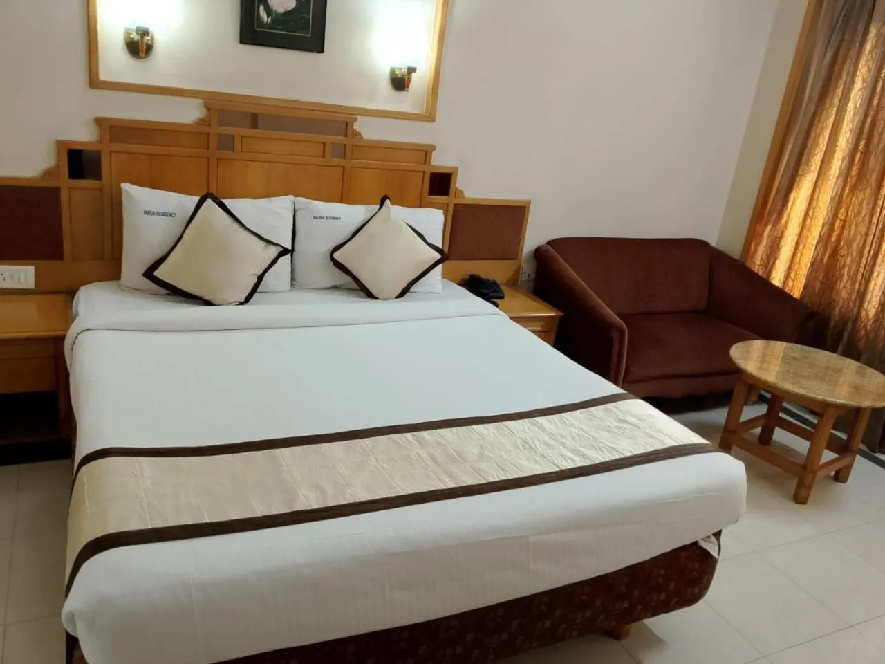 Bed in Hotel Kalyan Residency