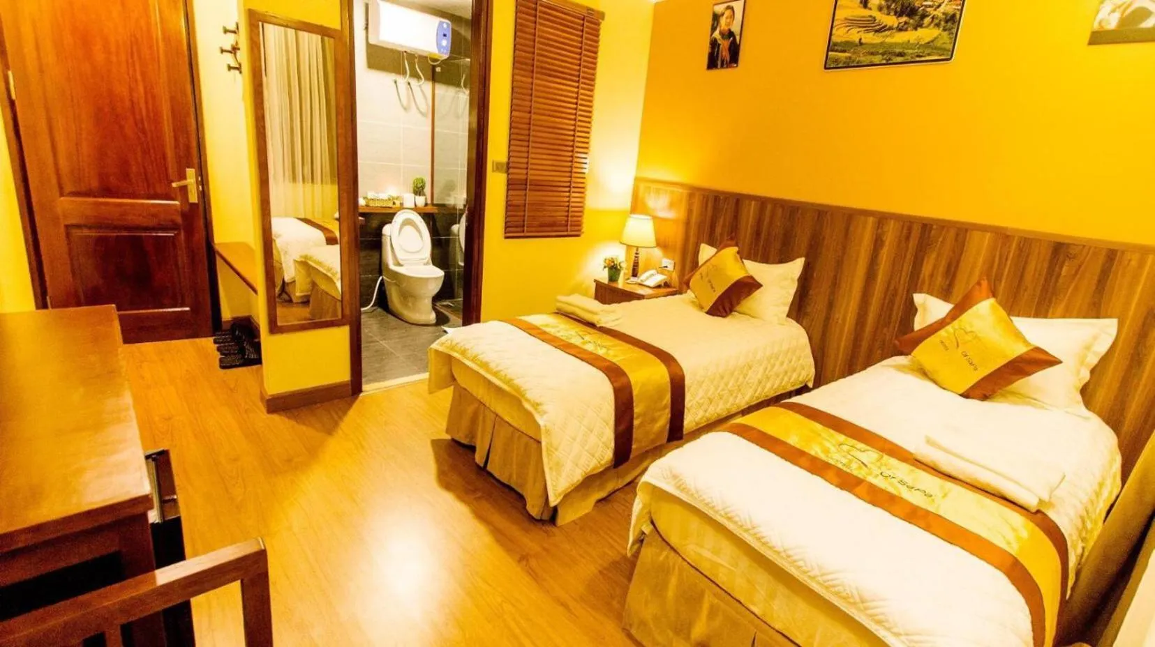 Bed in Heart Of Sapa Hotel