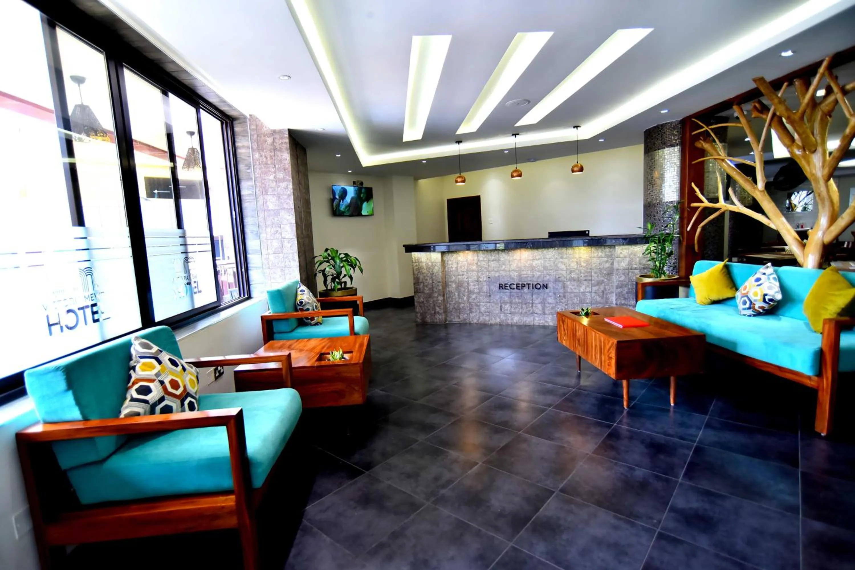 Lobby or reception in Victoria Mews Hotel