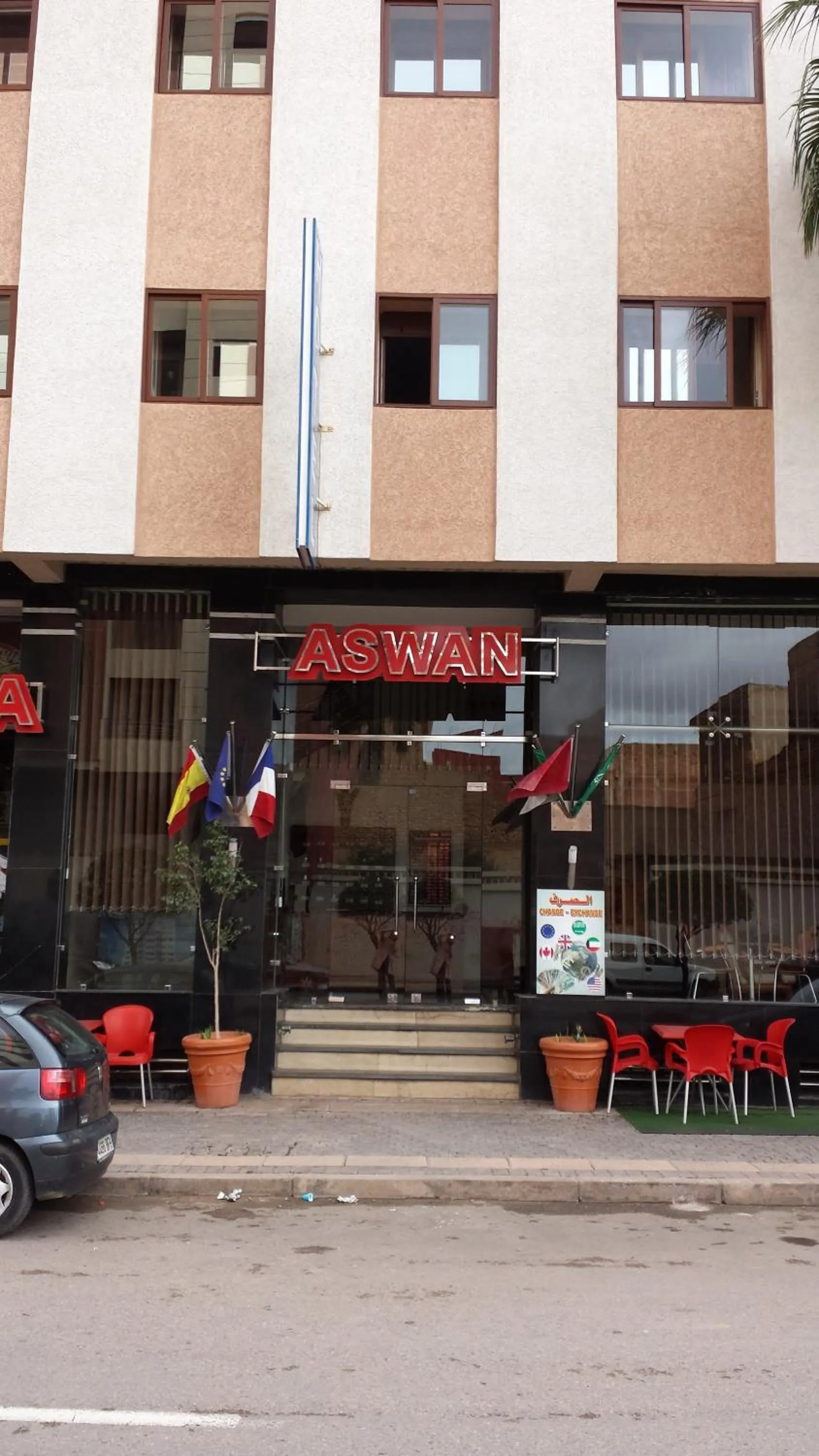 Facade/entrance in Hotel Aswan