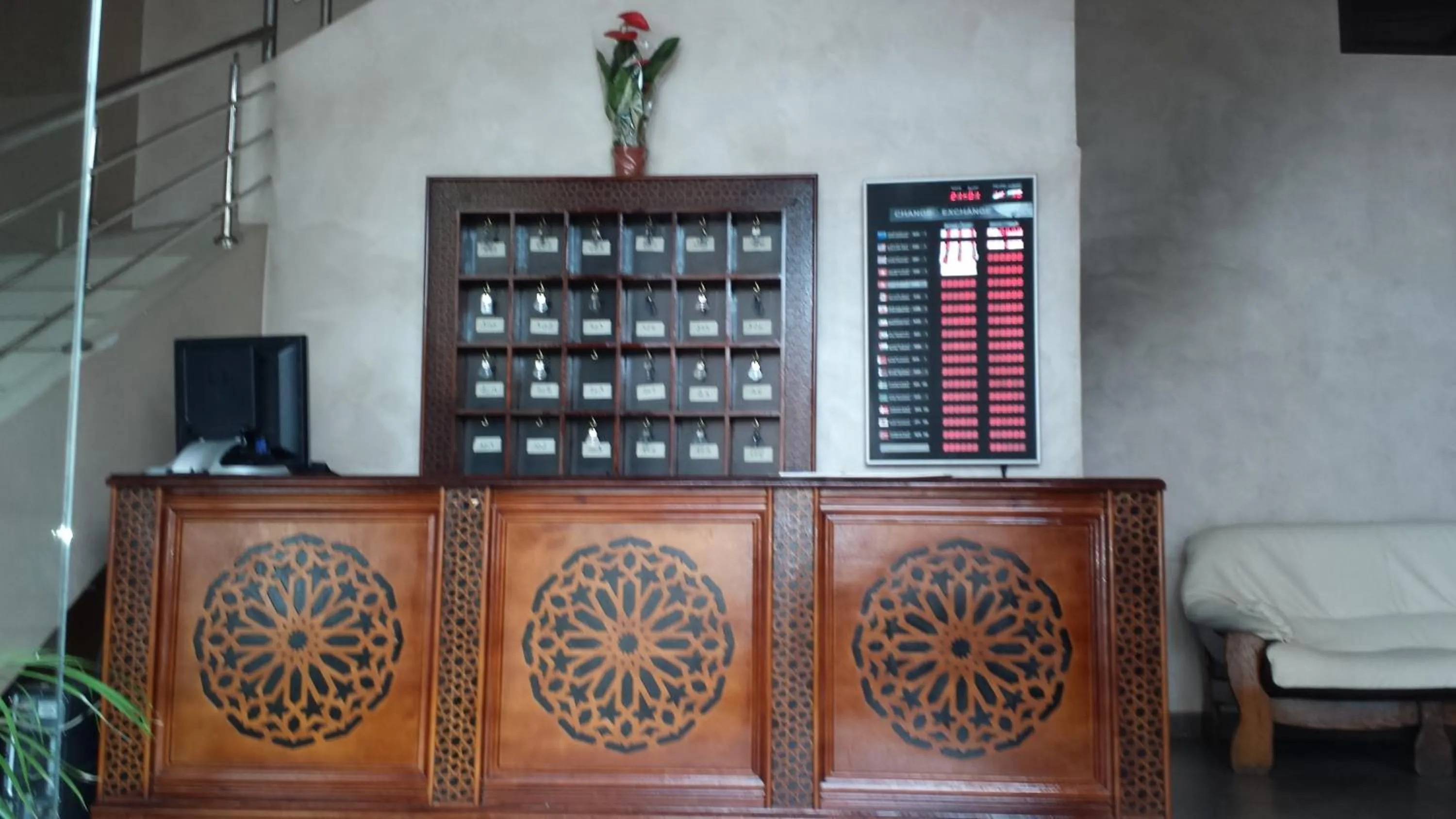 Lobby or reception in Hotel Aswan