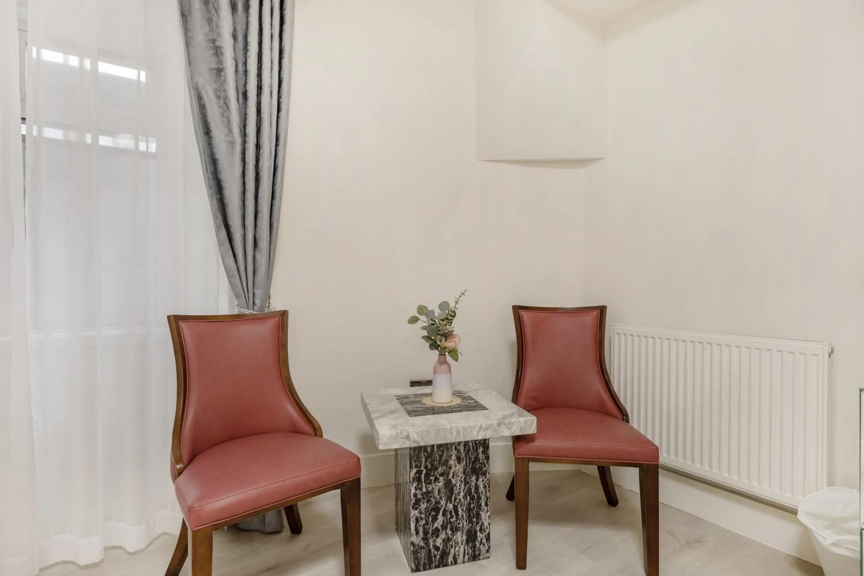 Seating area in Drake Hotel Plymouth