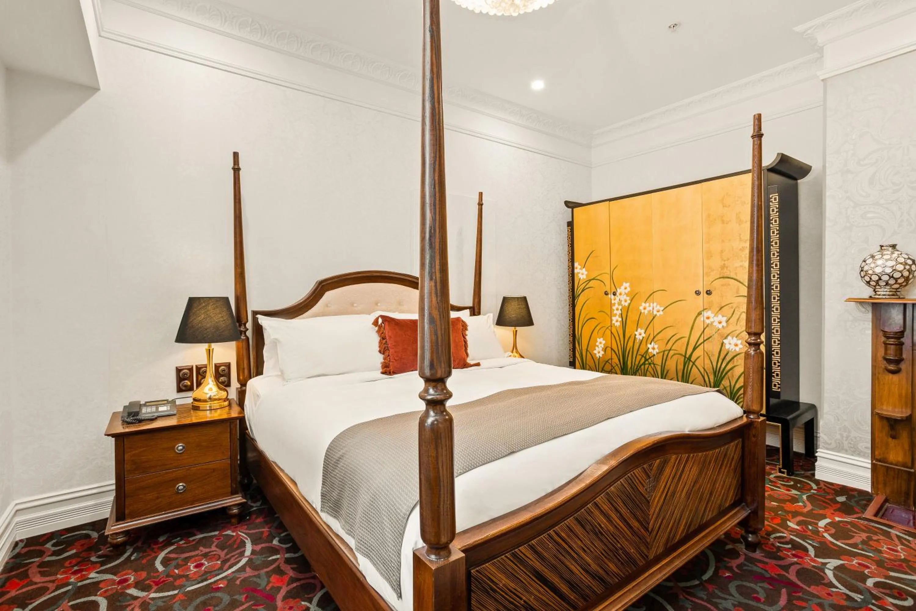 Bed in The Terrace Hotel