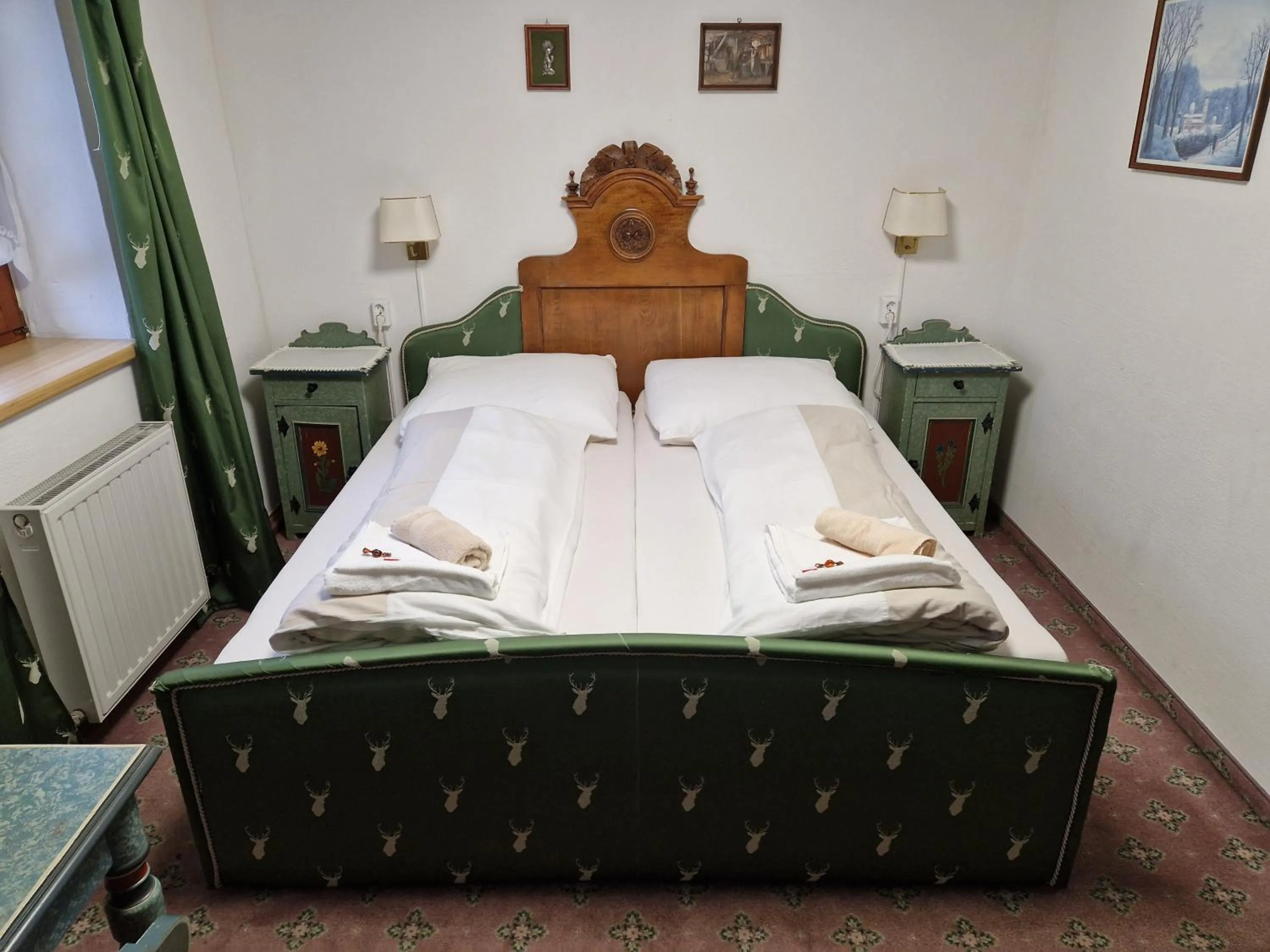 Bed in Gasthof Post