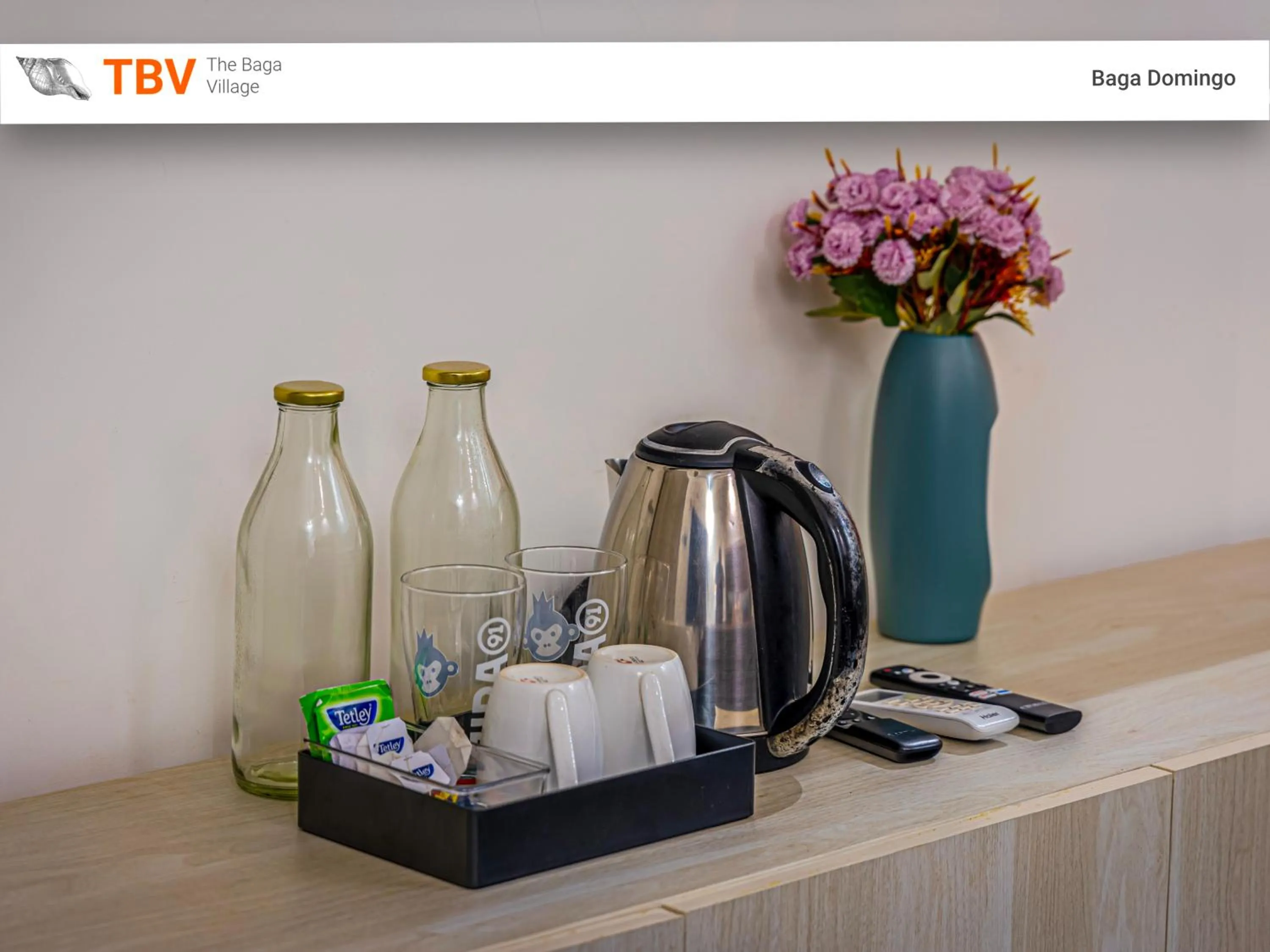 Coffee/tea facilities in The Baga Domingo's- 50 Mtrs From the Baga Beach