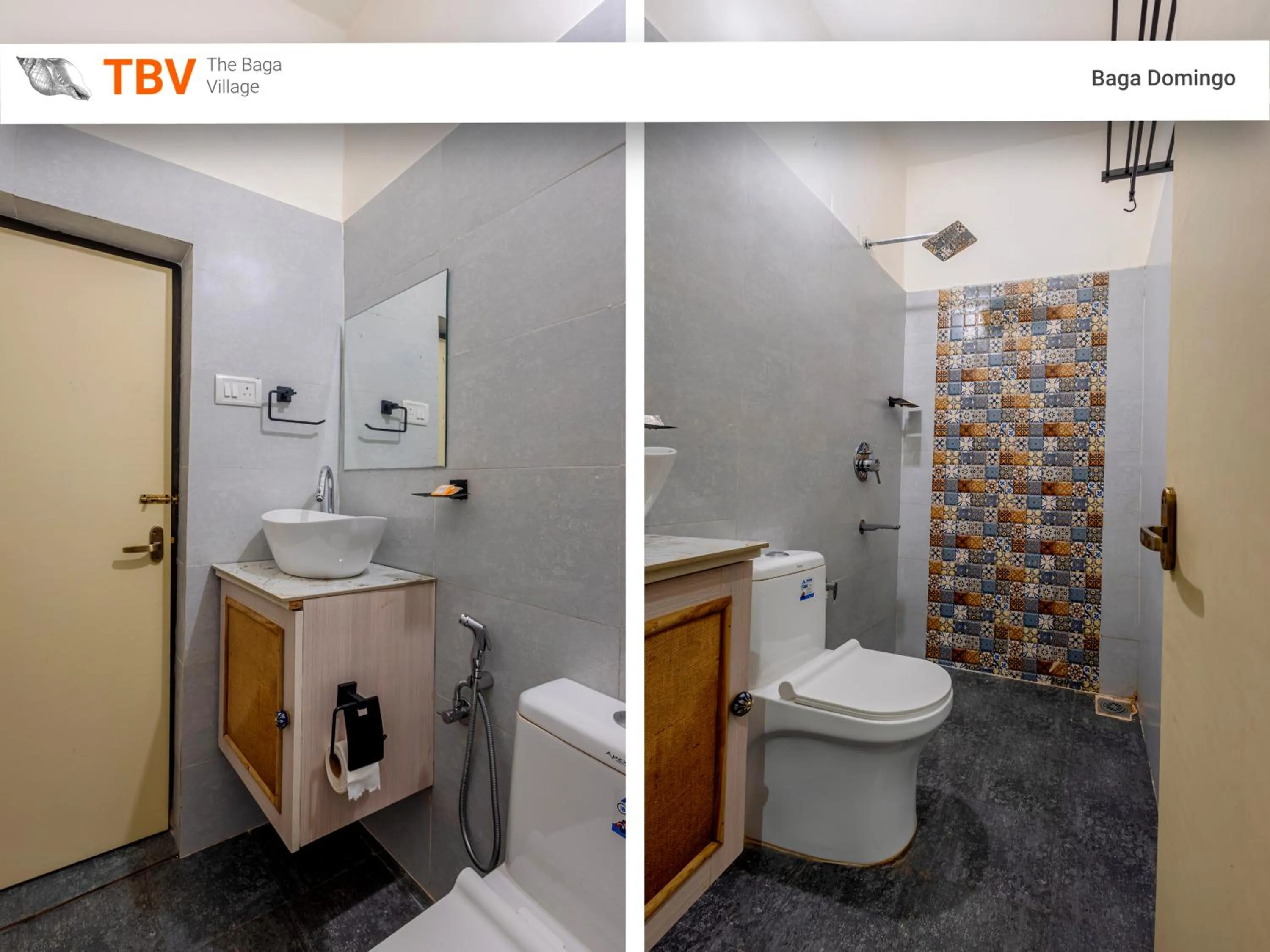 Shower in The Baga Domingo's- 50 Mtrs From the Baga Beach