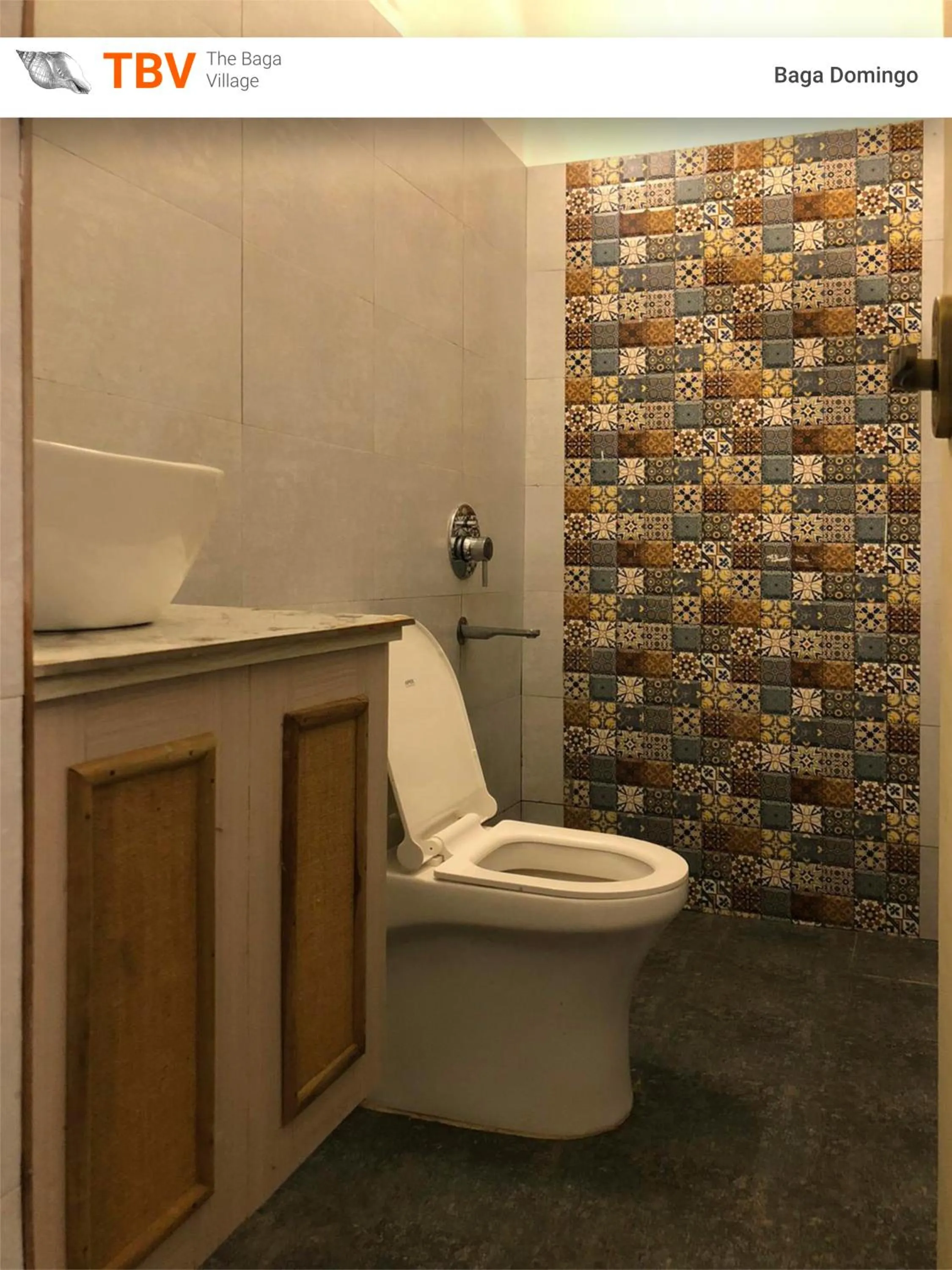 Toilet in The Baga Domingo's- 50 Mtrs From the Baga Beach