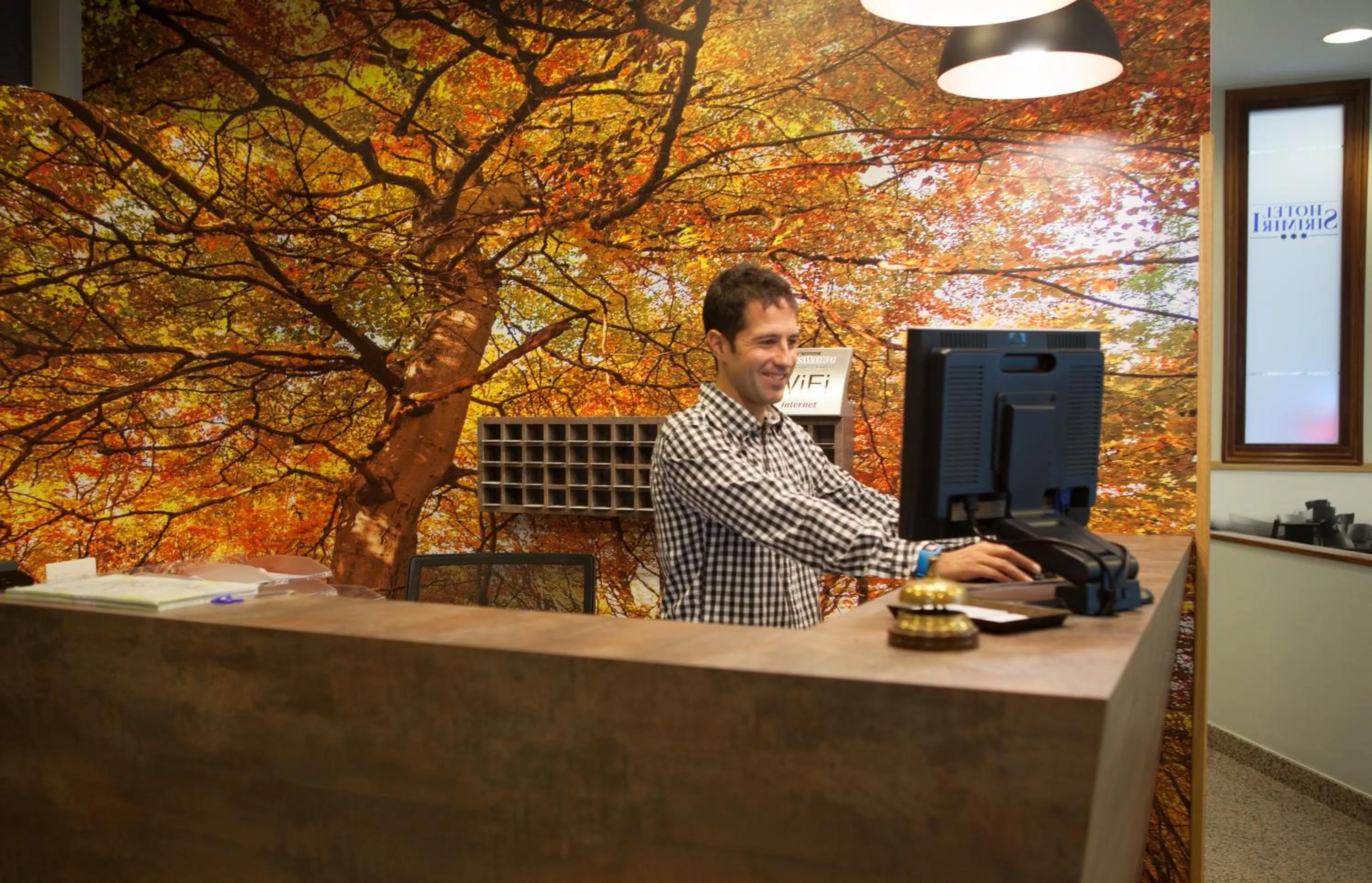 Lobby or reception in Hotel Silken Sirimiri