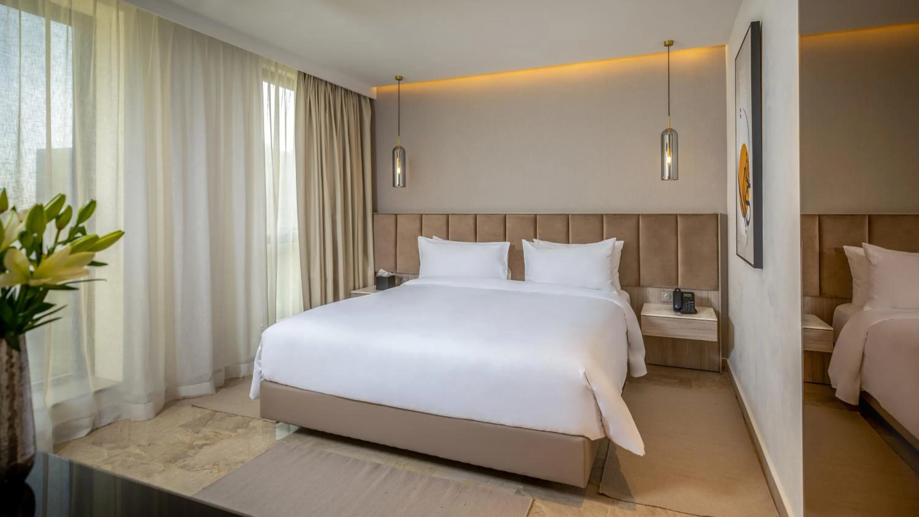 Bed in Hotel Royal ASBU Tunis