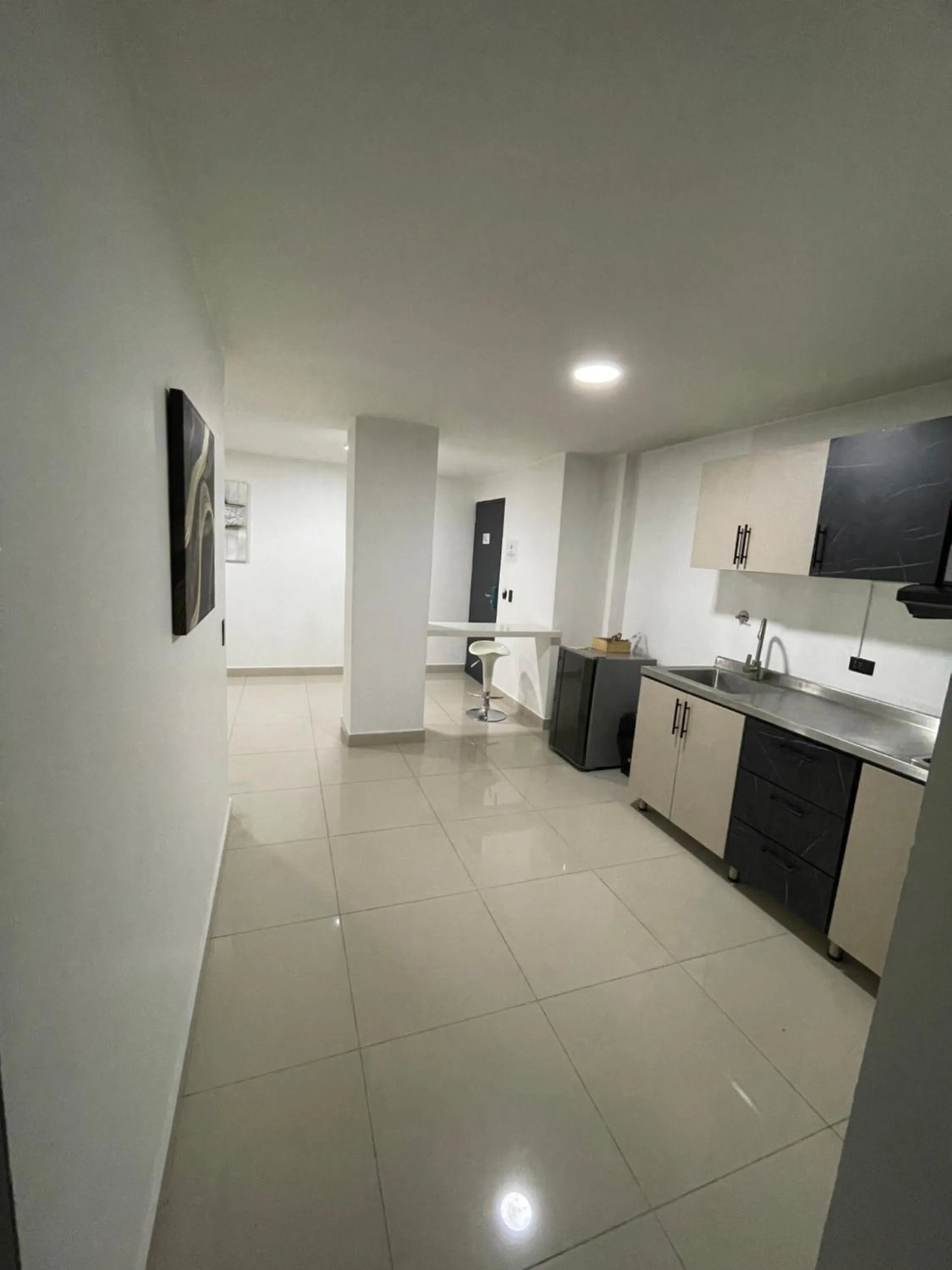 Kitchen or kitchenette in Hotel Ofix