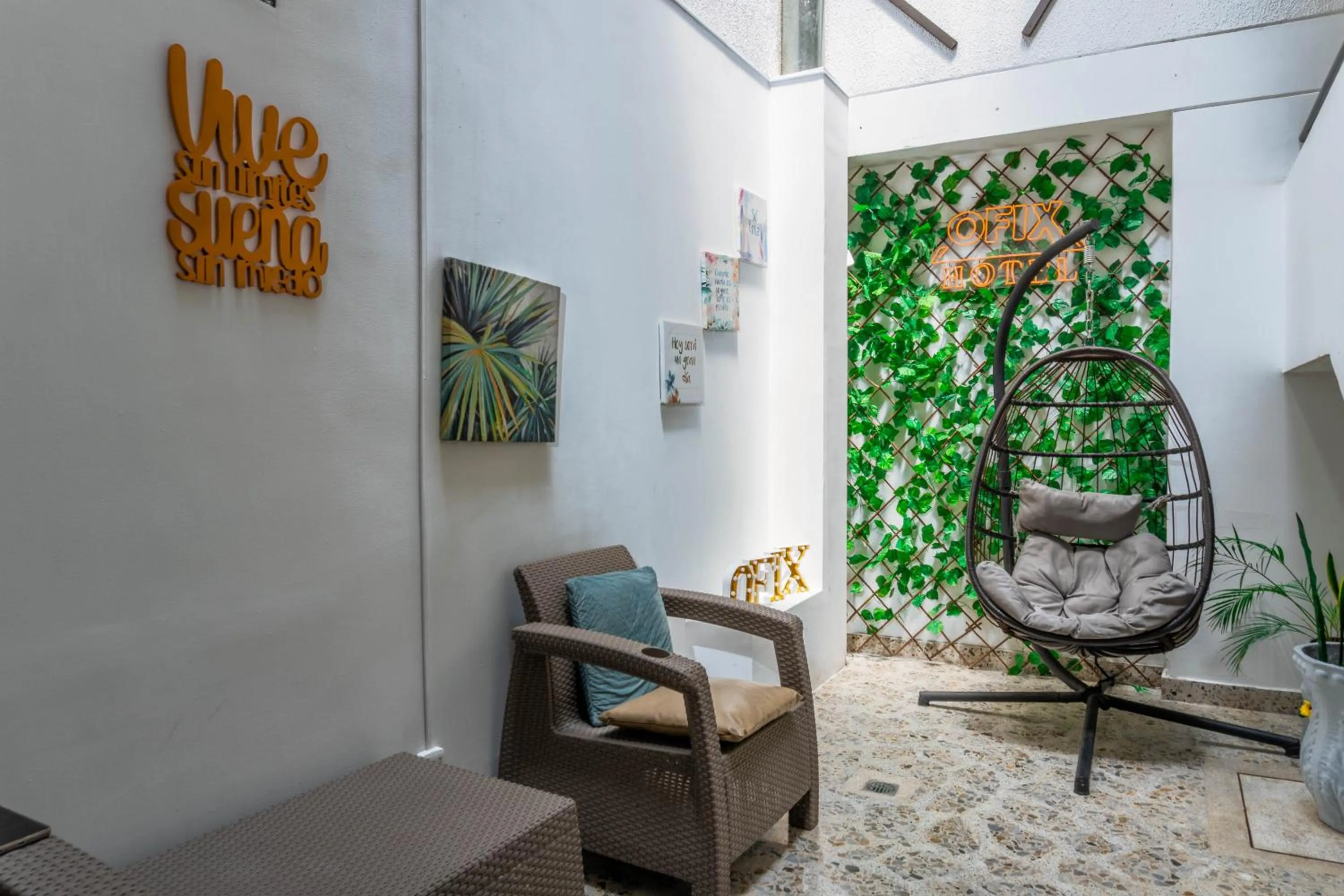 Living room in Hotel Ofix