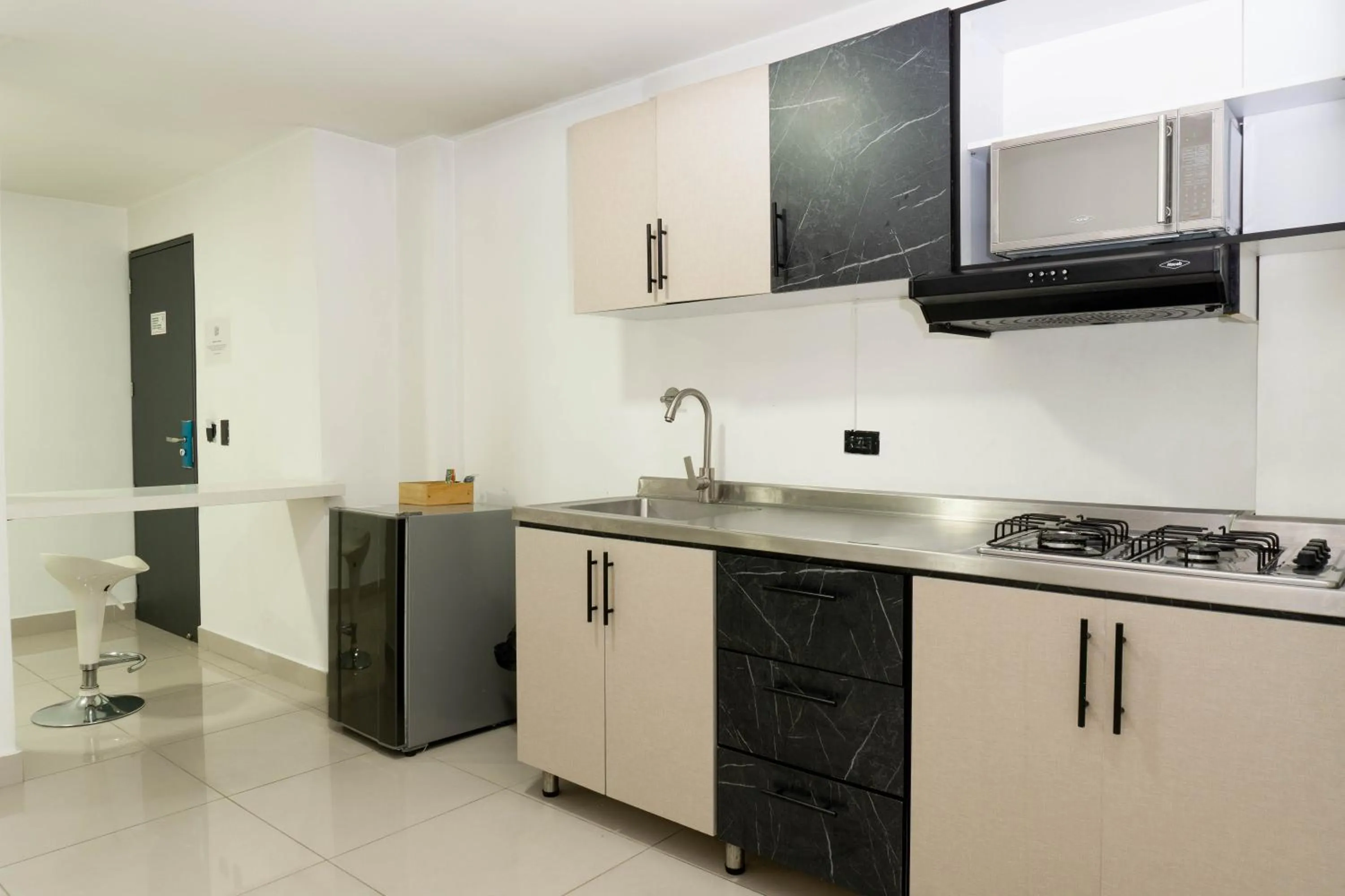 Kitchen or kitchenette in Hotel Ofix