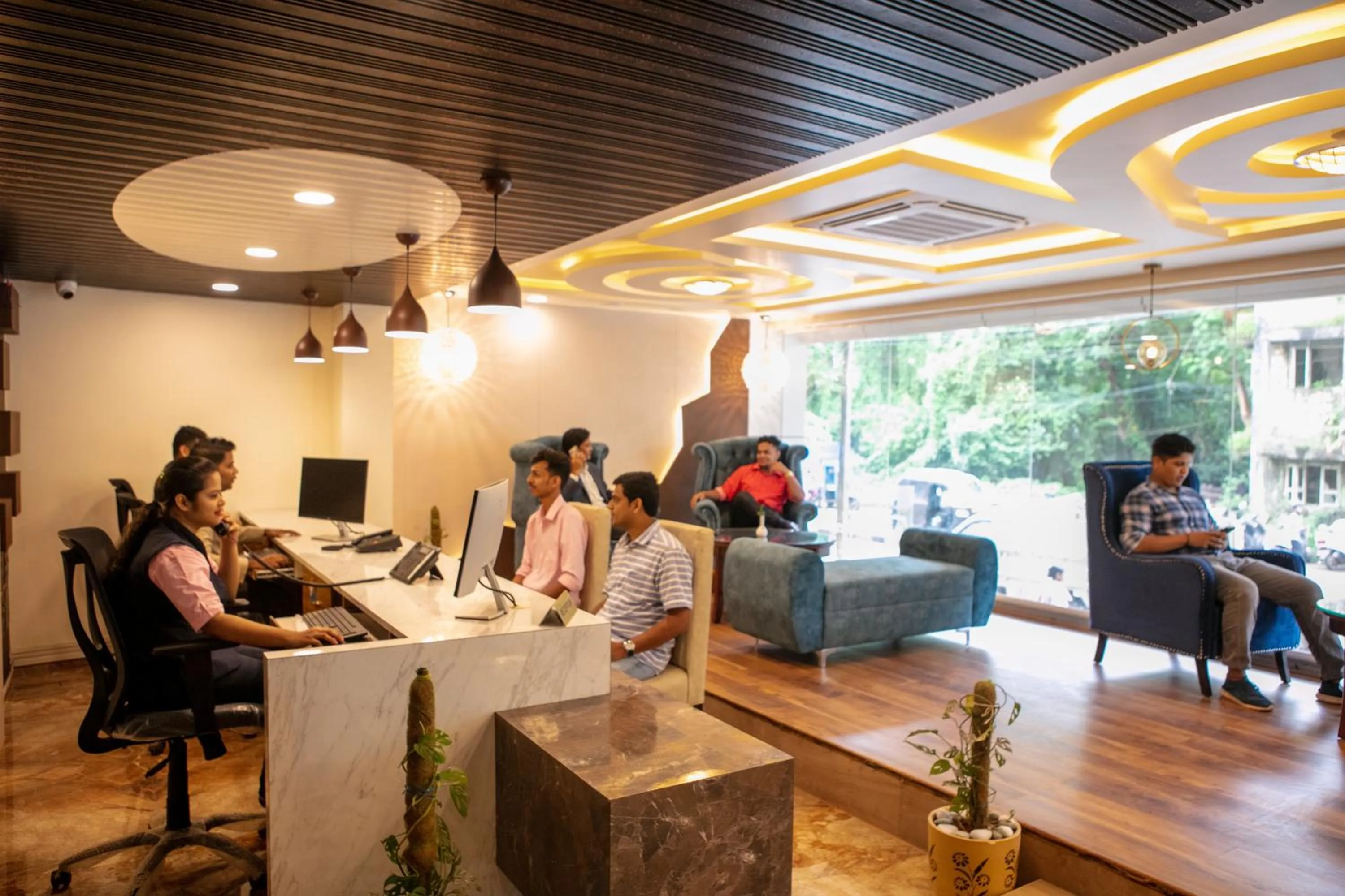 group of guests in Hotel EDEN