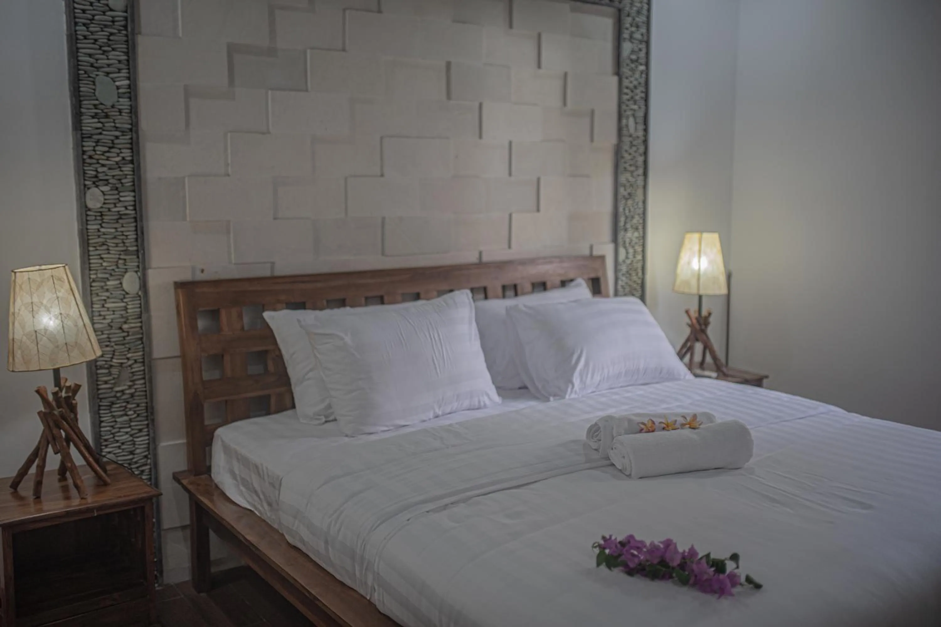 Bed in Panorama Cottages I