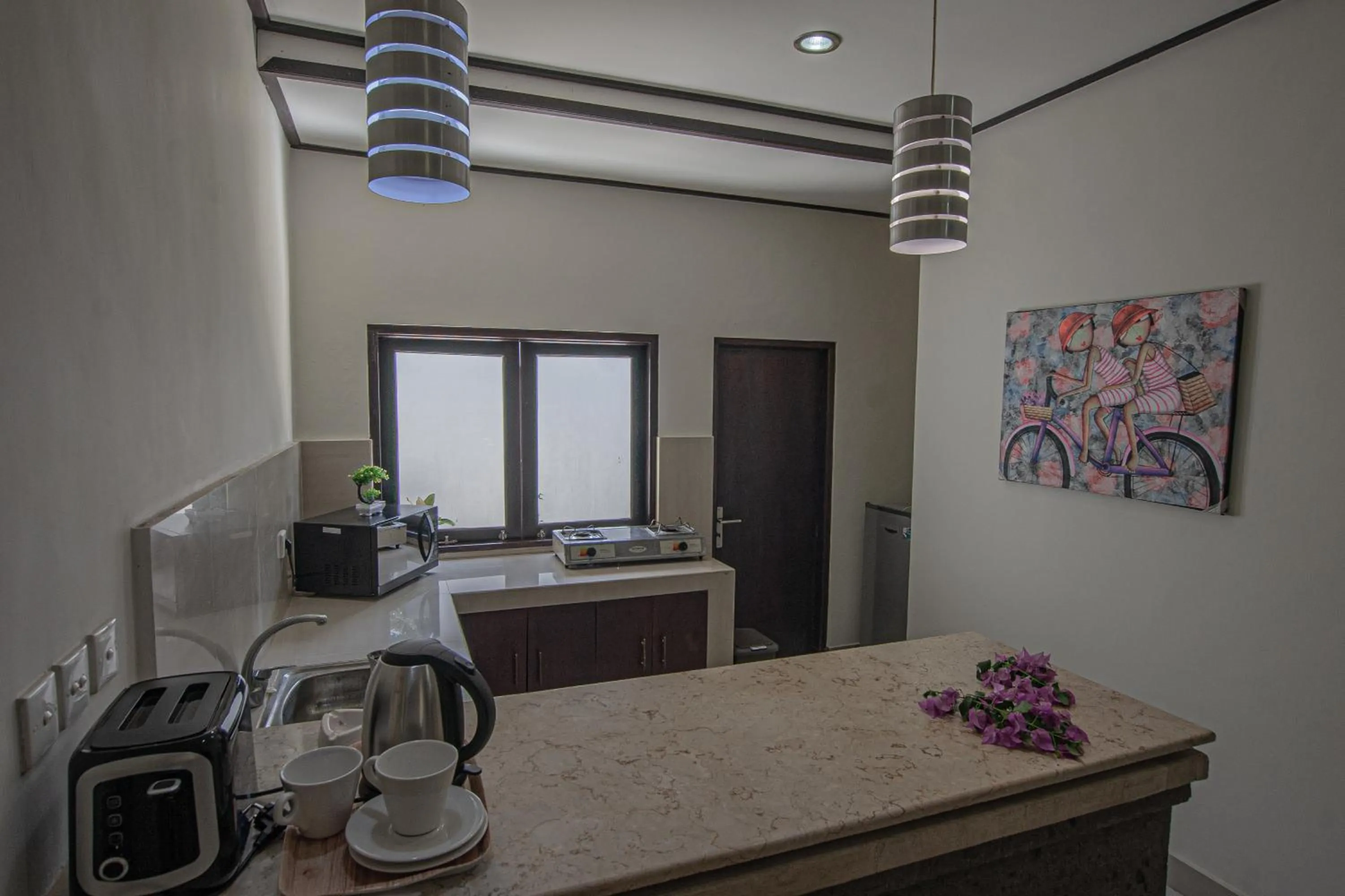 Kitchen or kitchenette in Panorama Cottages I